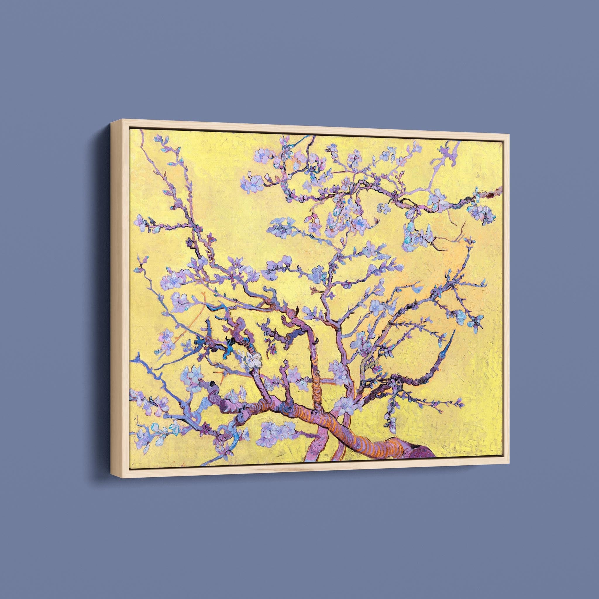 Amandelbloesem by Vincent van Gogh - Yelow Blue