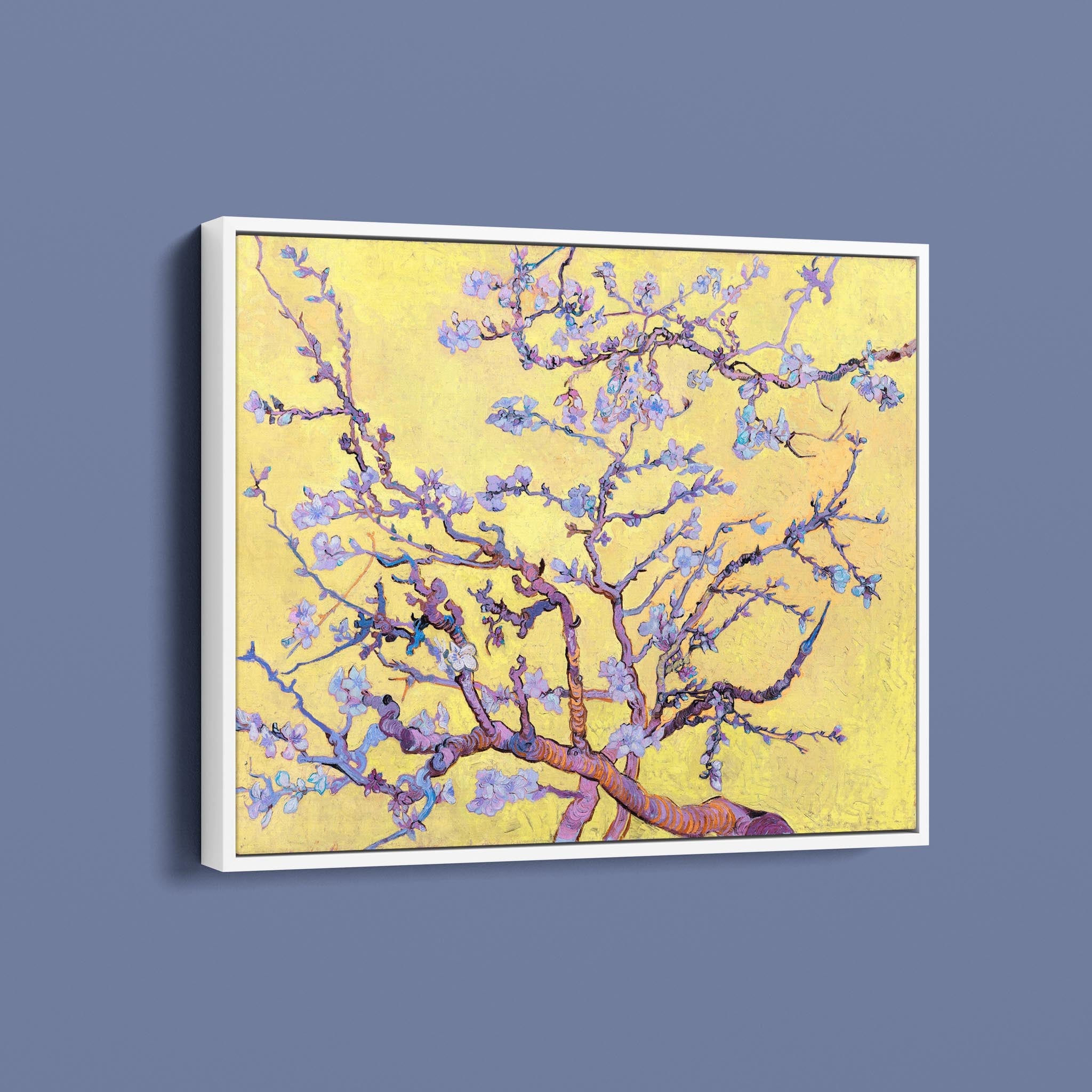 Amandelbloesem by Vincent van Gogh - Yelow Blue