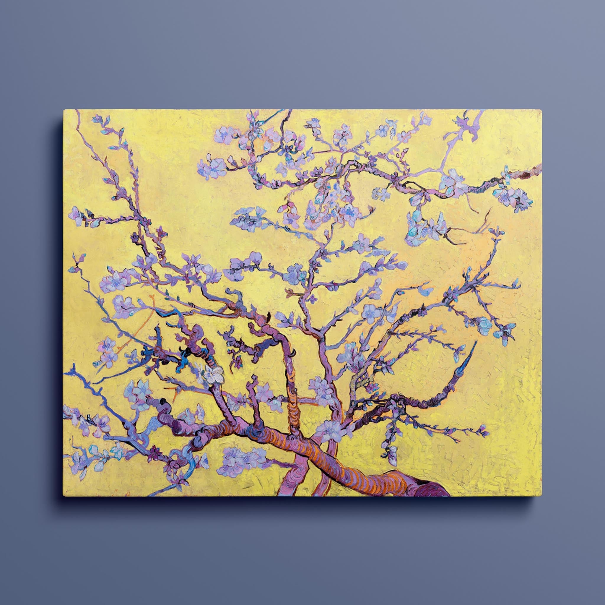 Amandelbloesem by Vincent van Gogh - Yelow Blue