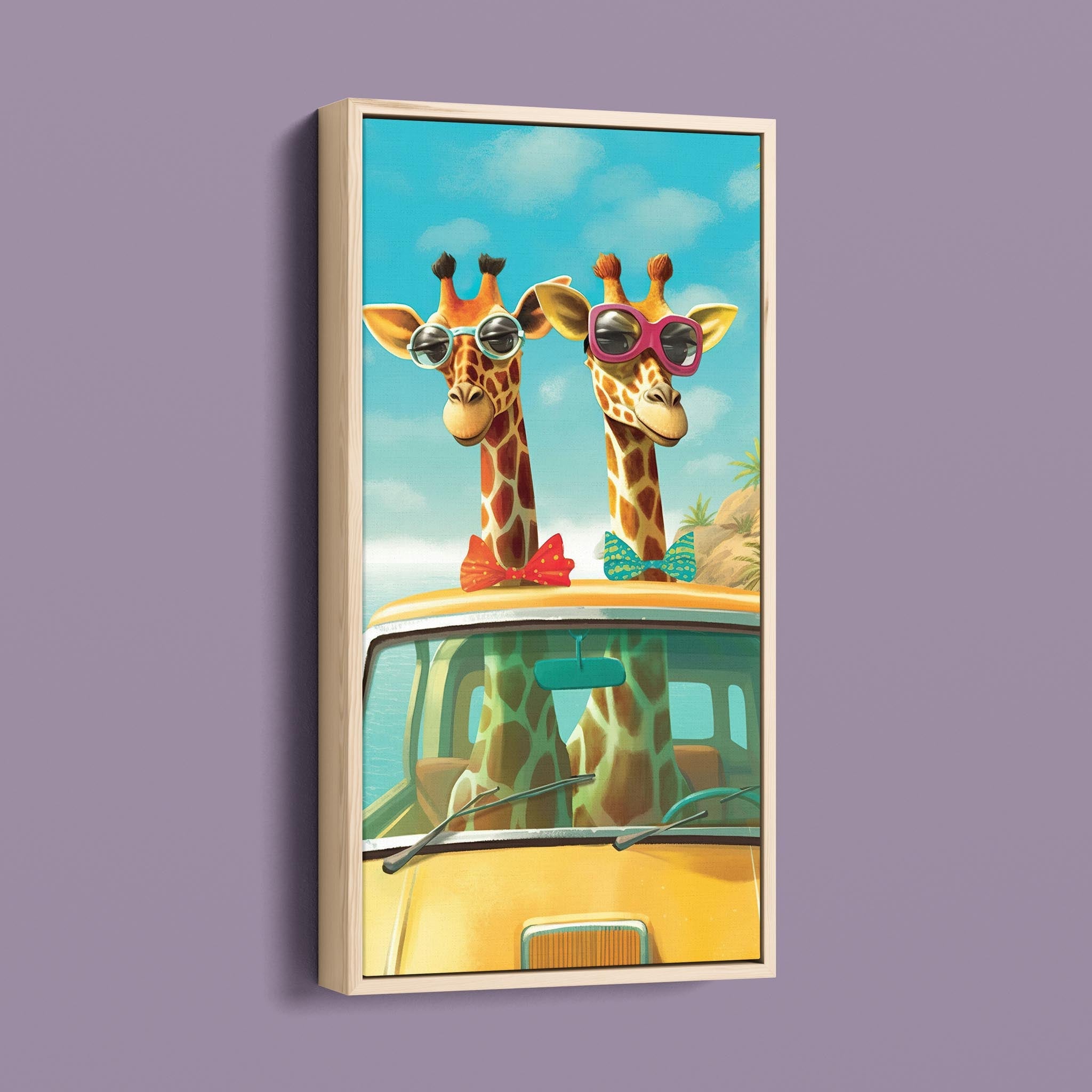 Two Giraffes on Holiday