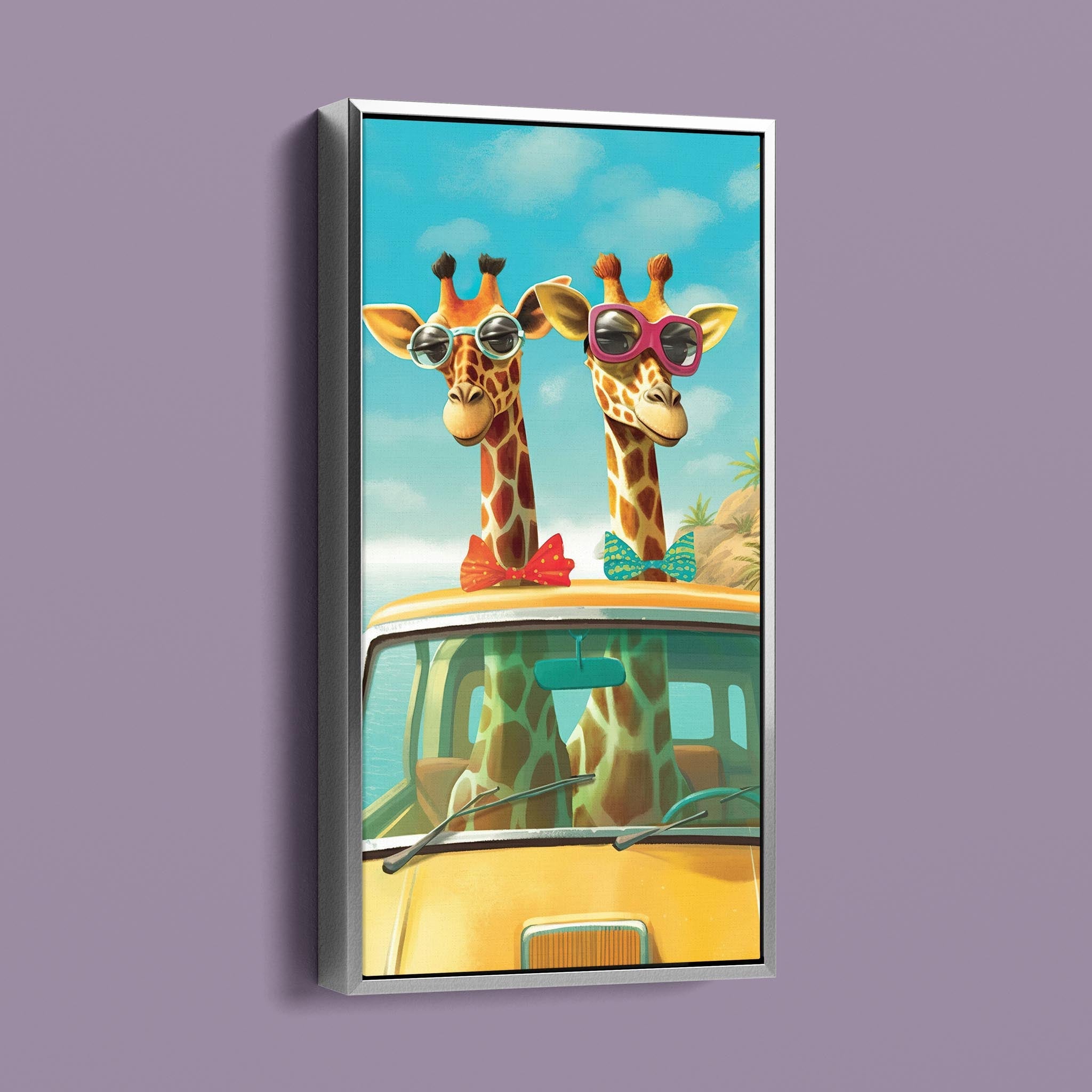 Two Giraffes on Holiday