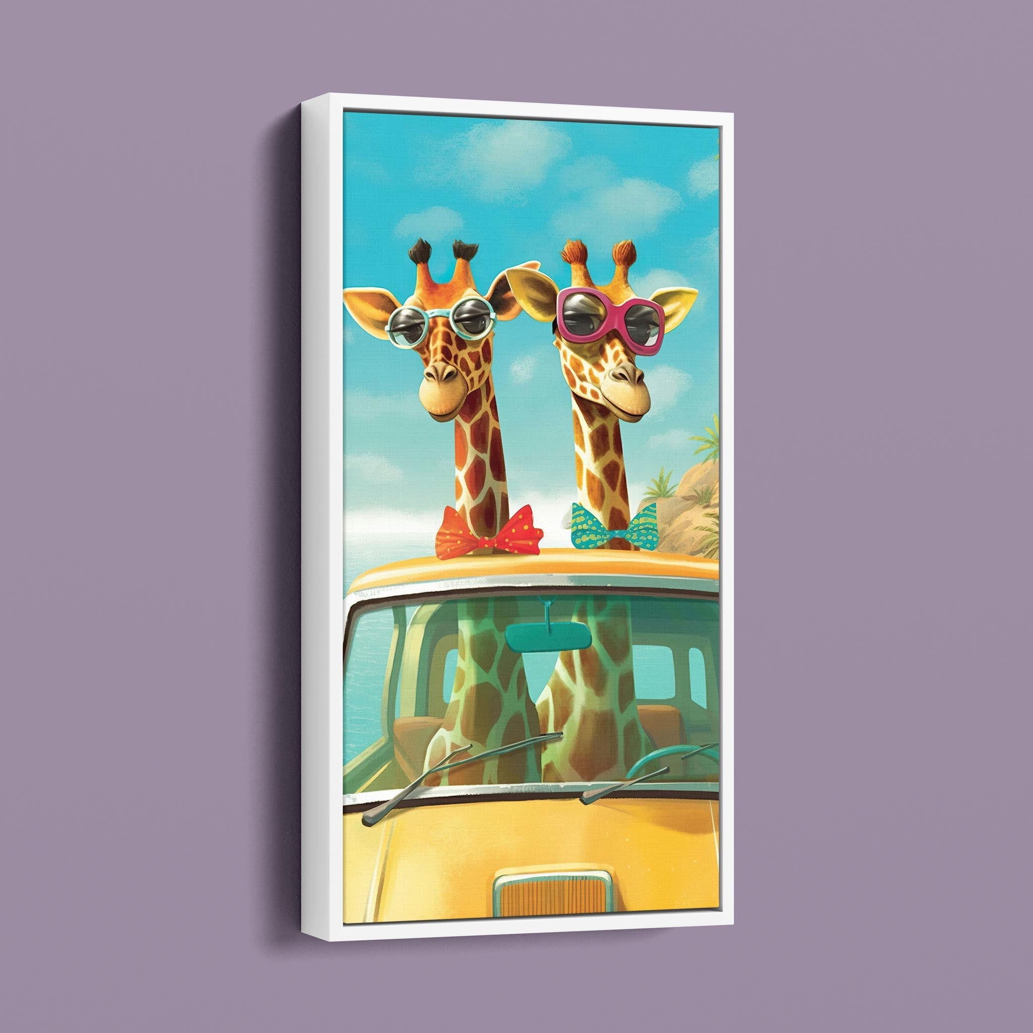 Two Giraffes on Holiday