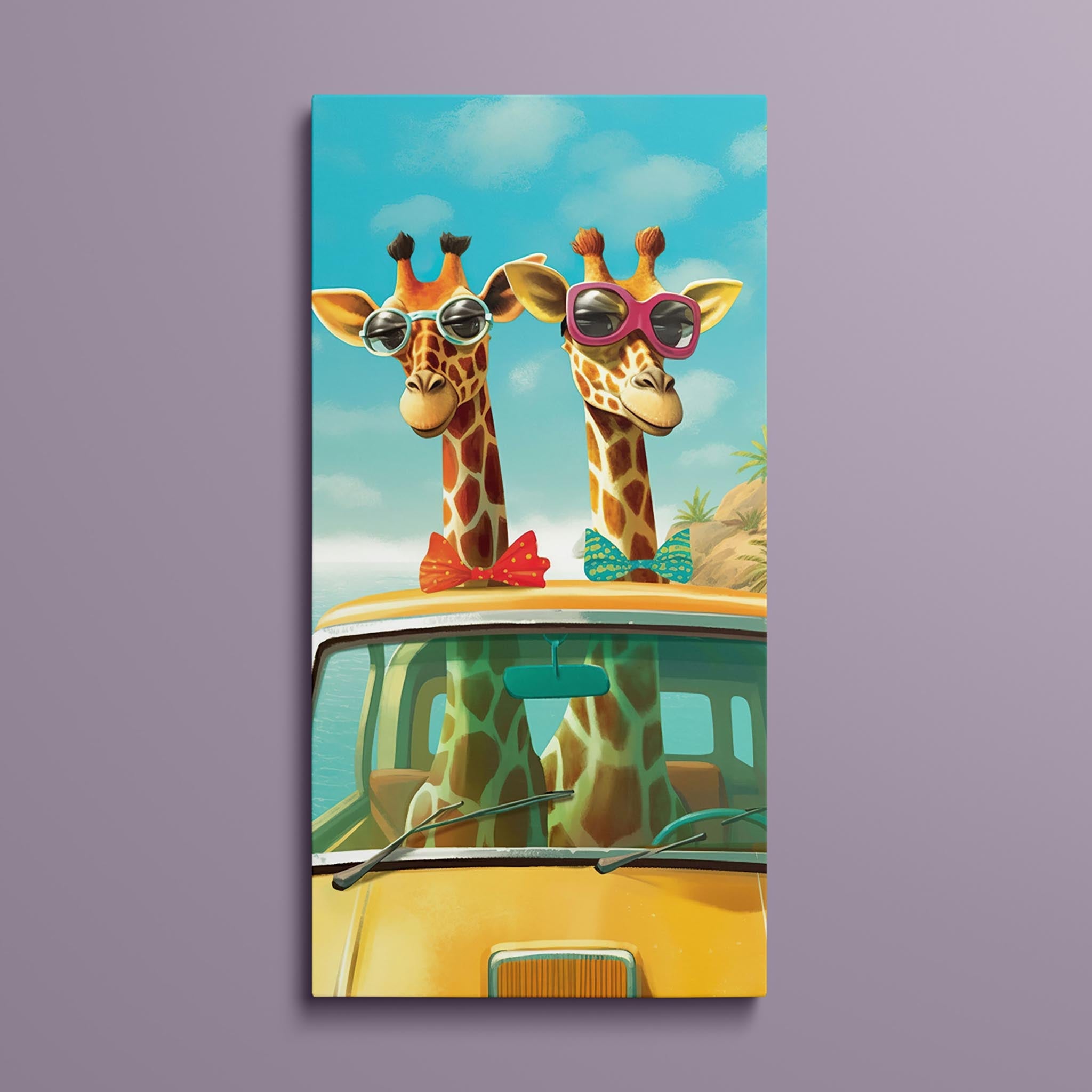 Two Giraffes on Holiday