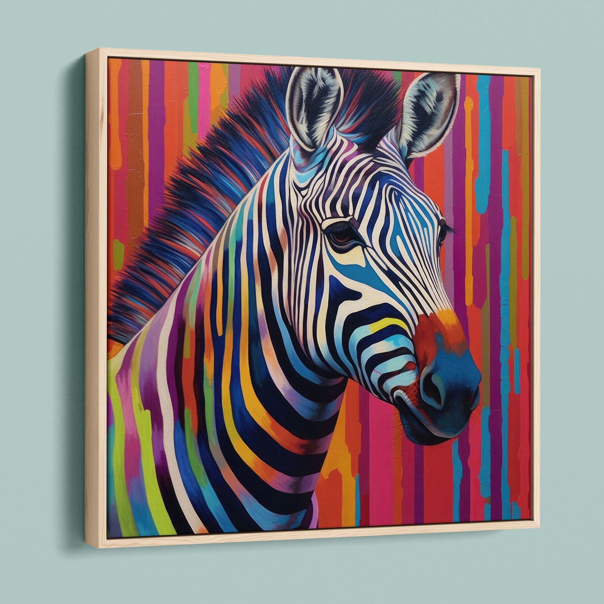 Technicolor Zebra