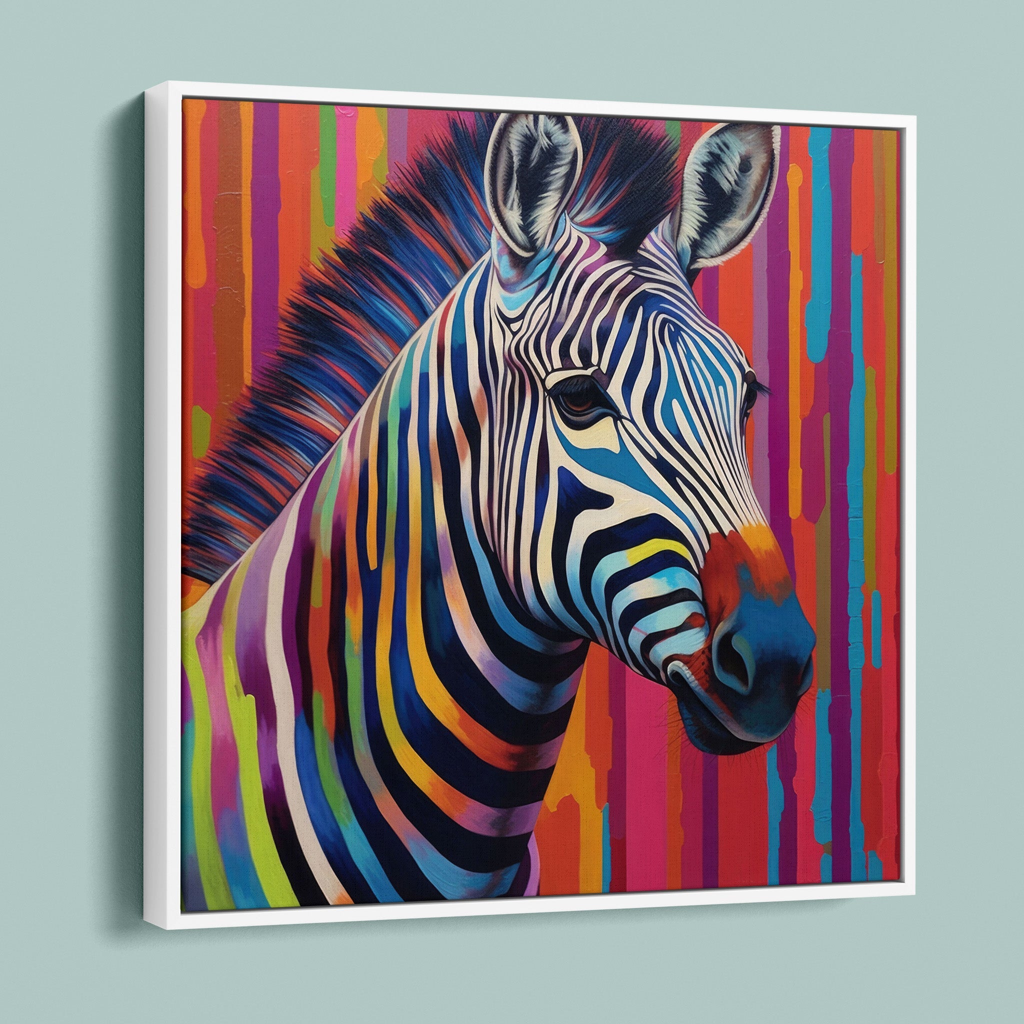 Technicolor Zebra
