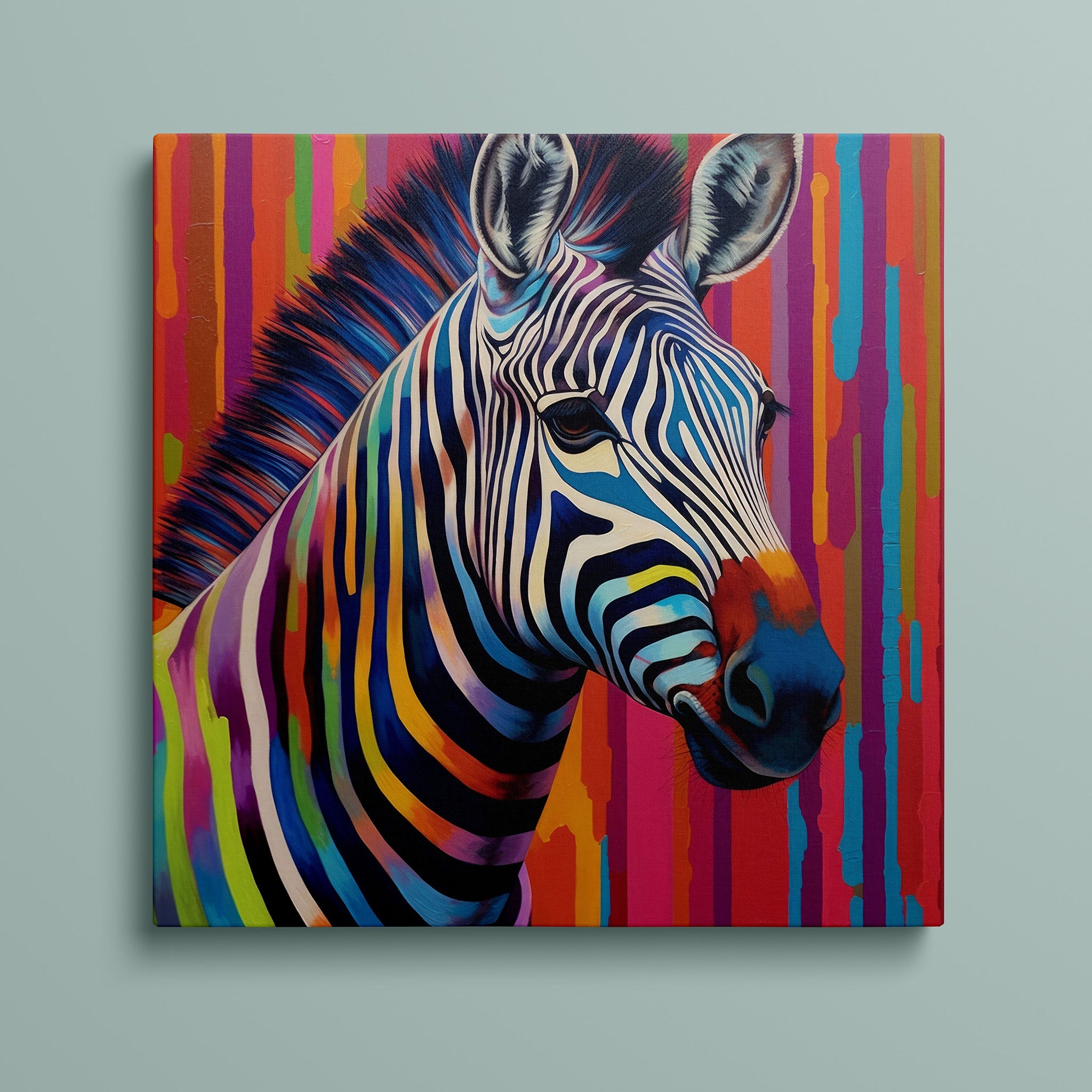 Technicolor Zebra
