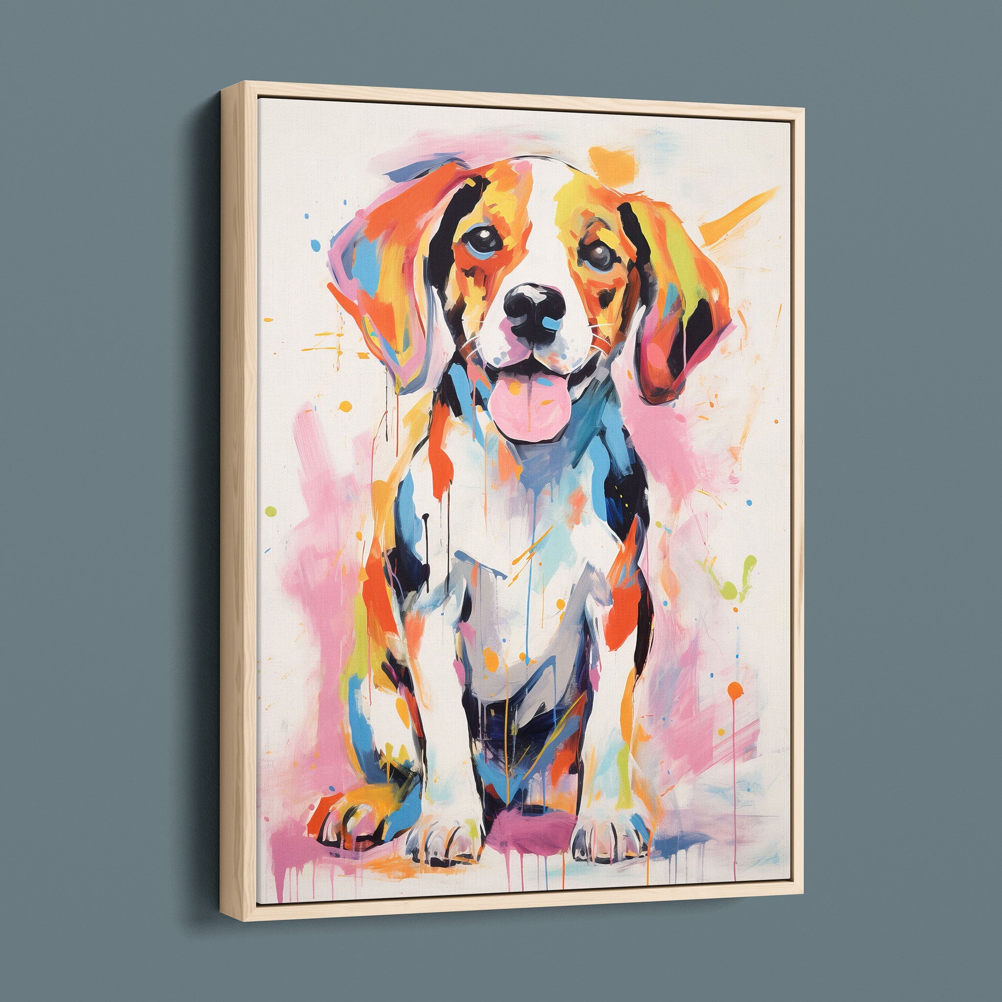 Beagle Delight - Bold Colorful Happy Puppy