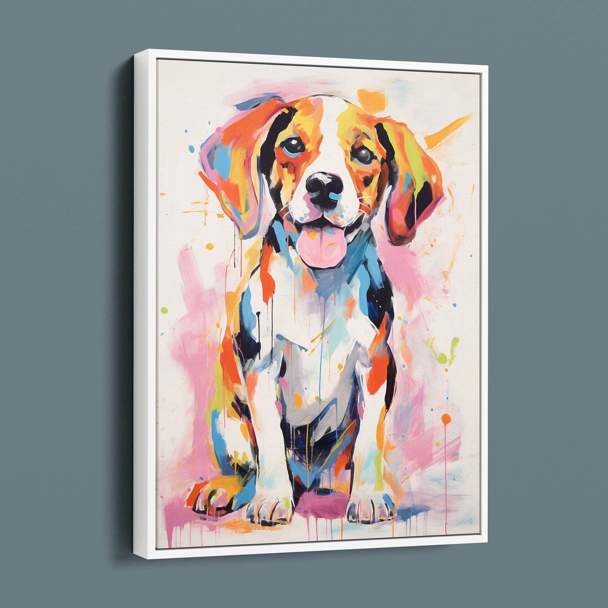 Beagle Delight - Bold Colorful Happy Puppy