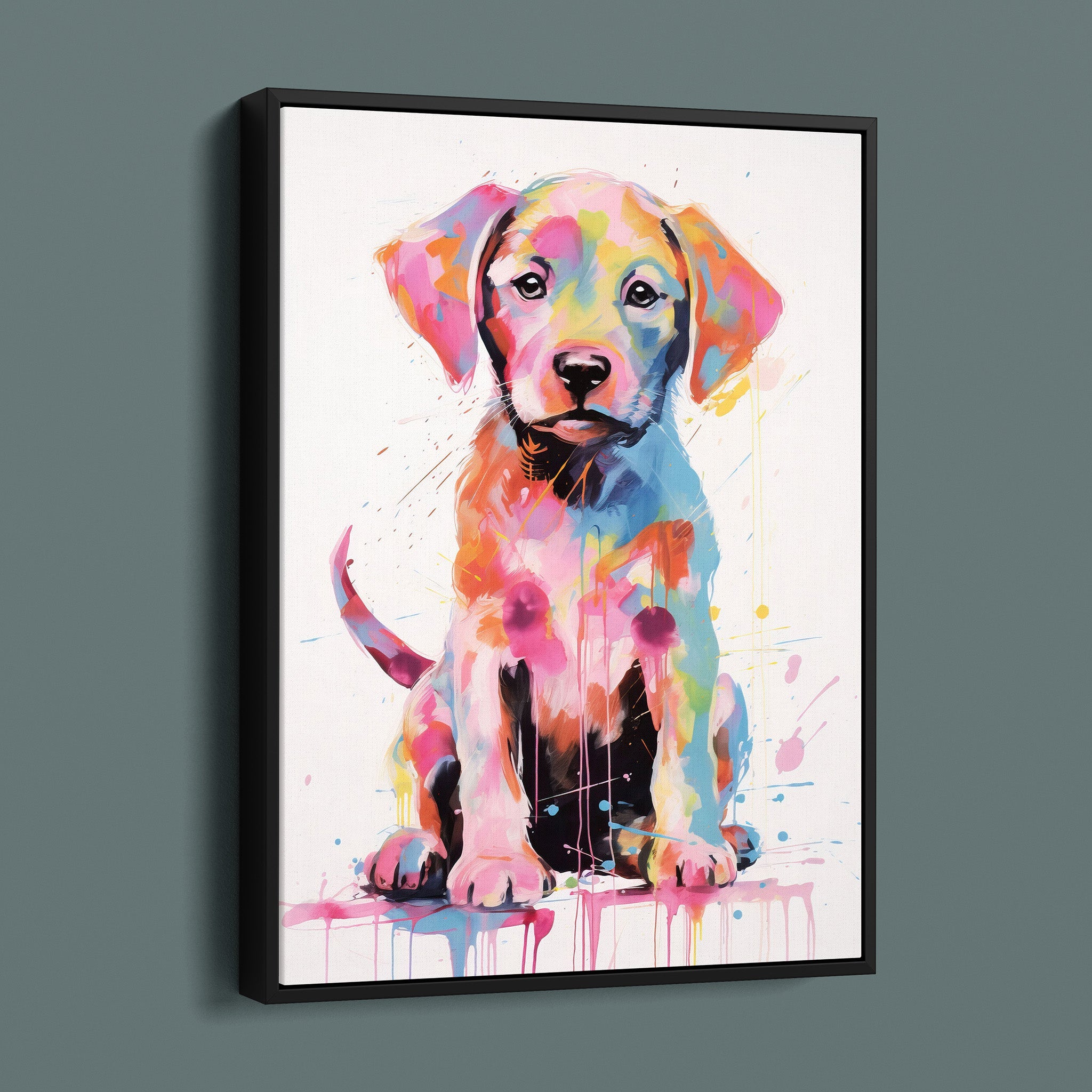 Colorful Baby Lab - Bold Happy Puppy
