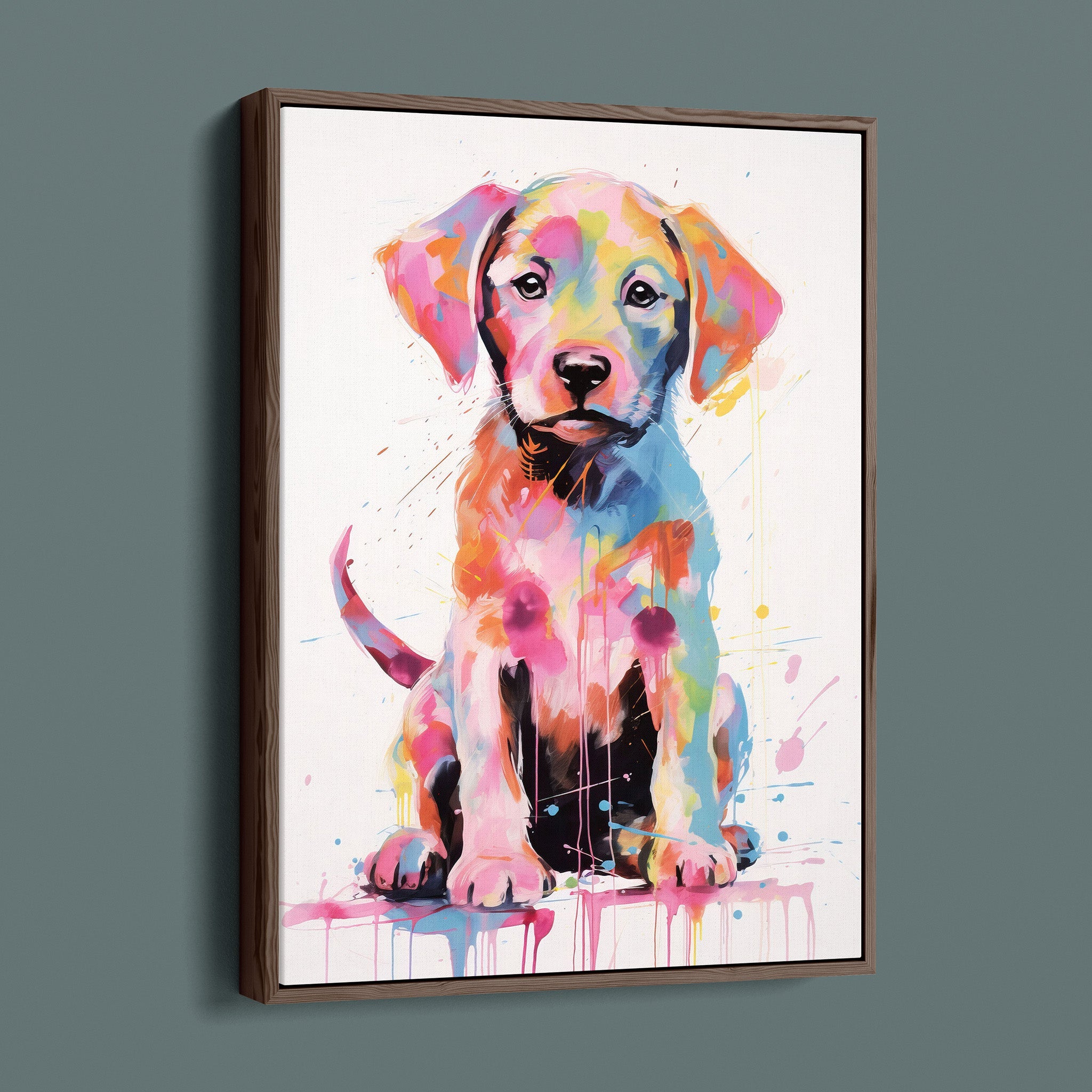 Colorful Baby Lab - Bold Happy Puppy