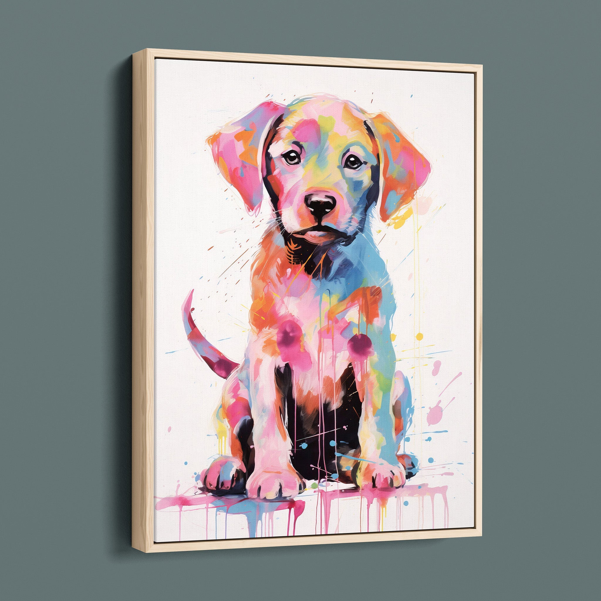 Colorful Baby Lab - Bold Happy Puppy