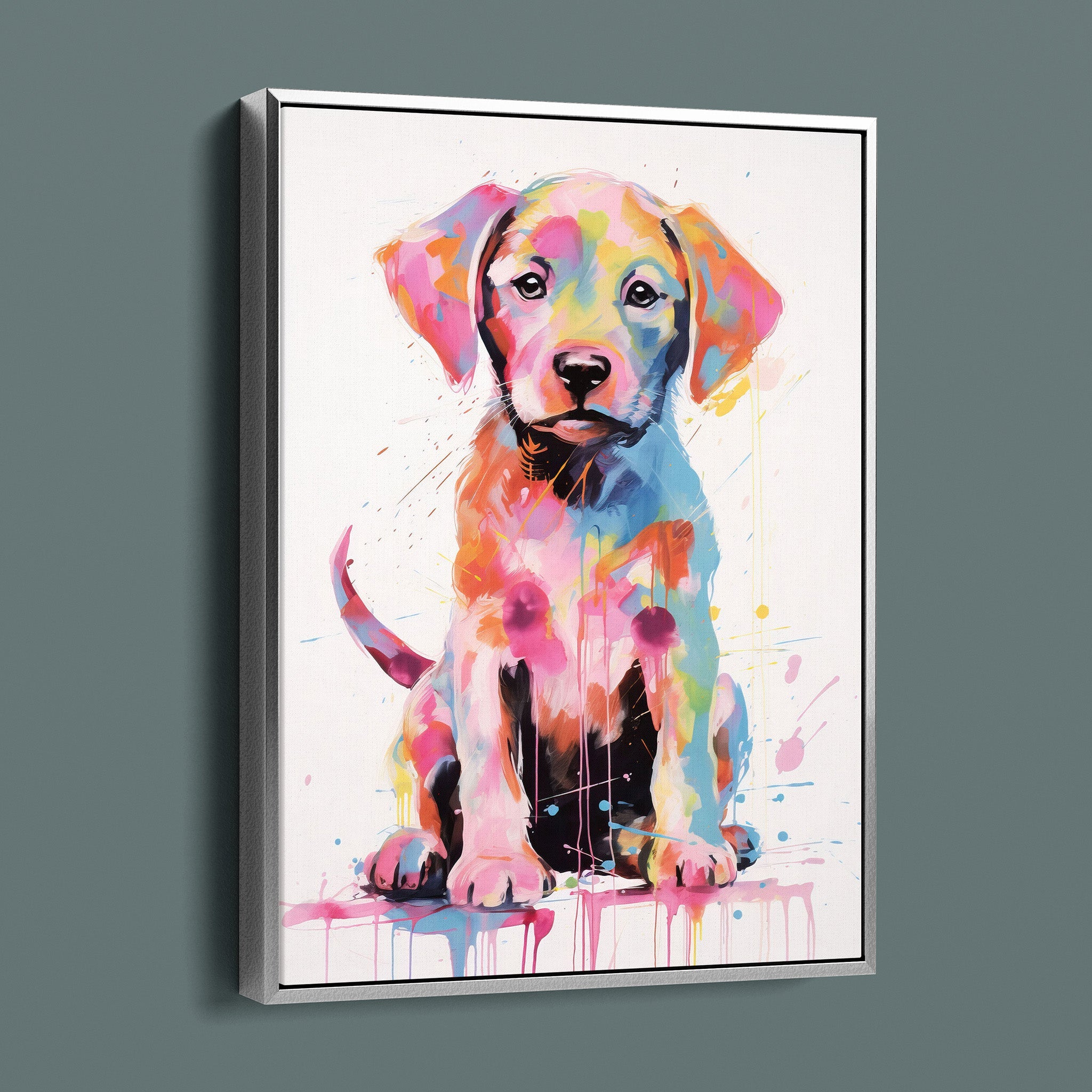 Colorful Baby Lab - Bold Happy Puppy