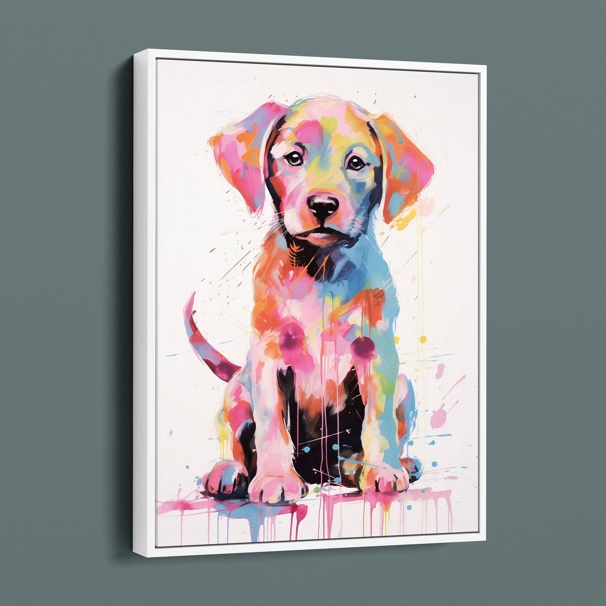 Colorful Baby Lab - Bold Happy Puppy