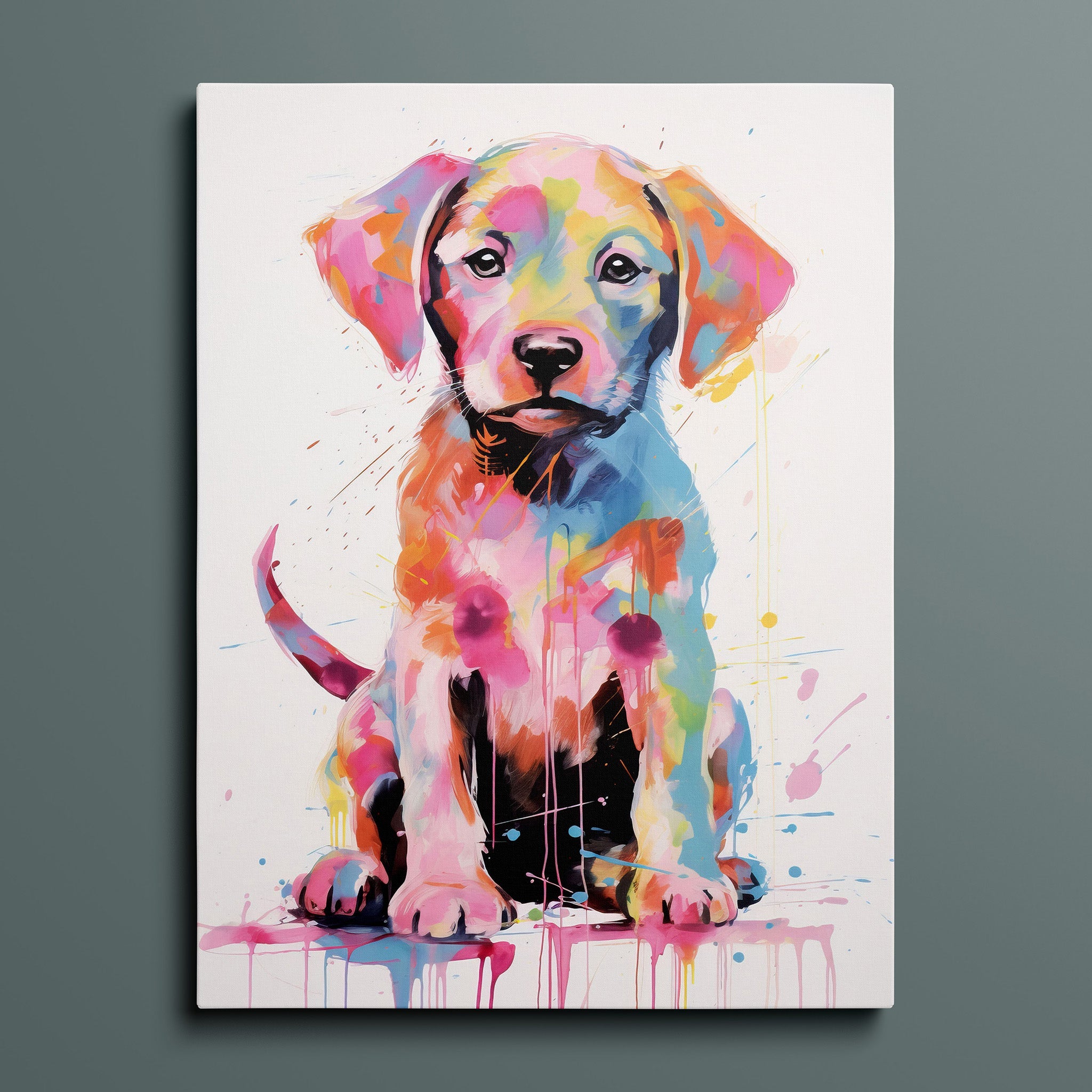 Colorful Baby Lab - Bold Happy Puppy