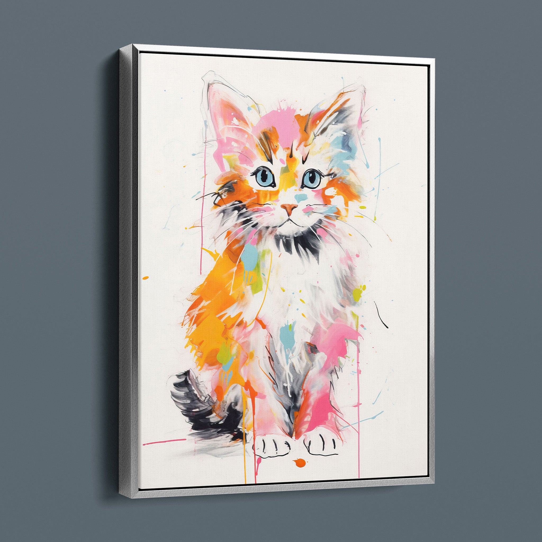 Copper Kitty - Bold Colorful Happy Cat