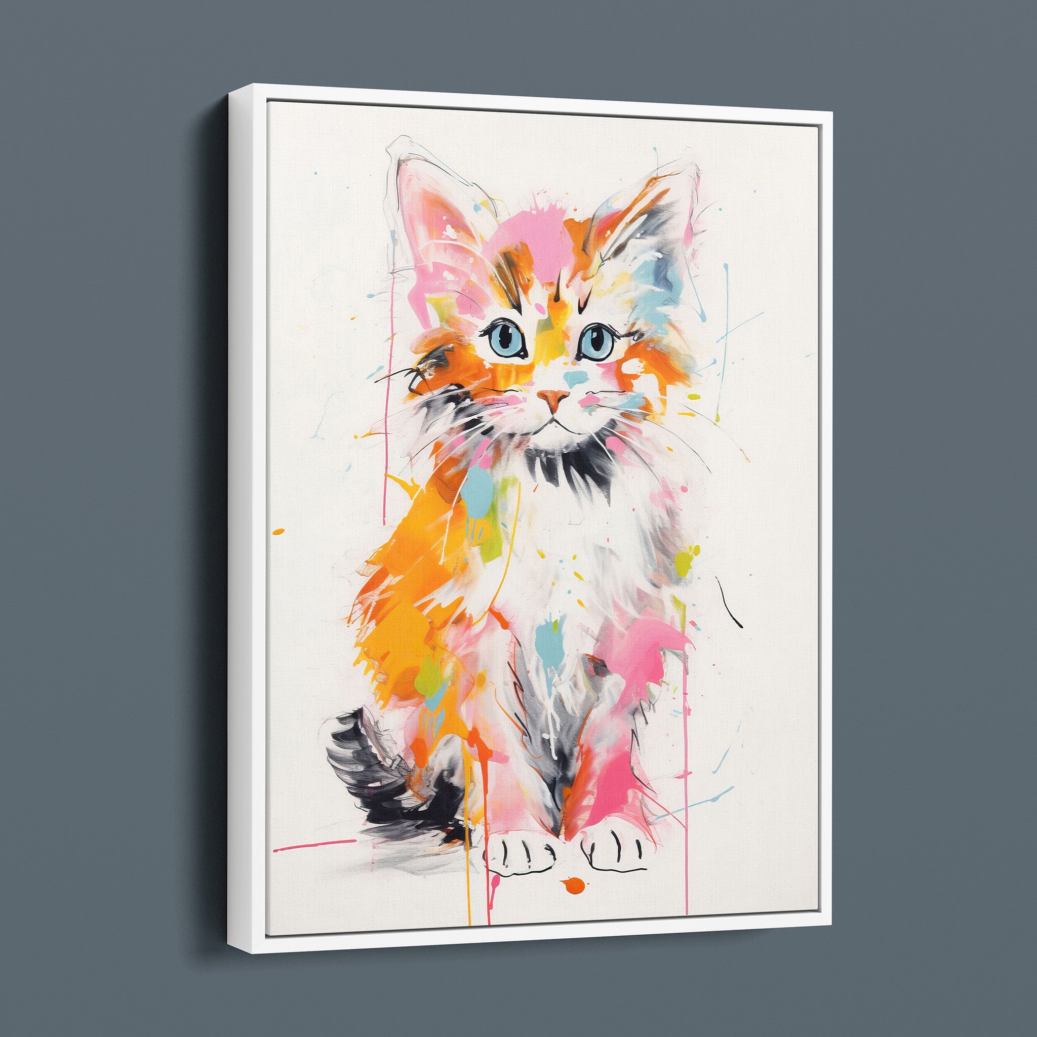 Copper Kitty - Bold Colorful Happy Cat