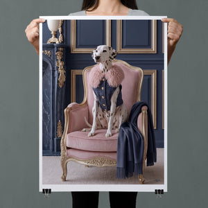 La Belle Dalmatienne fine art paper print, large size