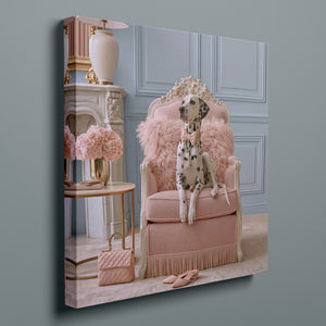 Dutchess stretched gallery-wrap canvas, front view