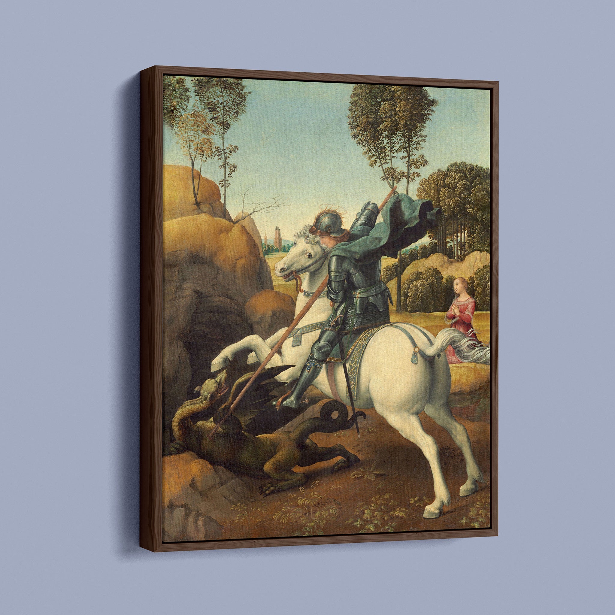 Saint George and the Dragon by Raphael