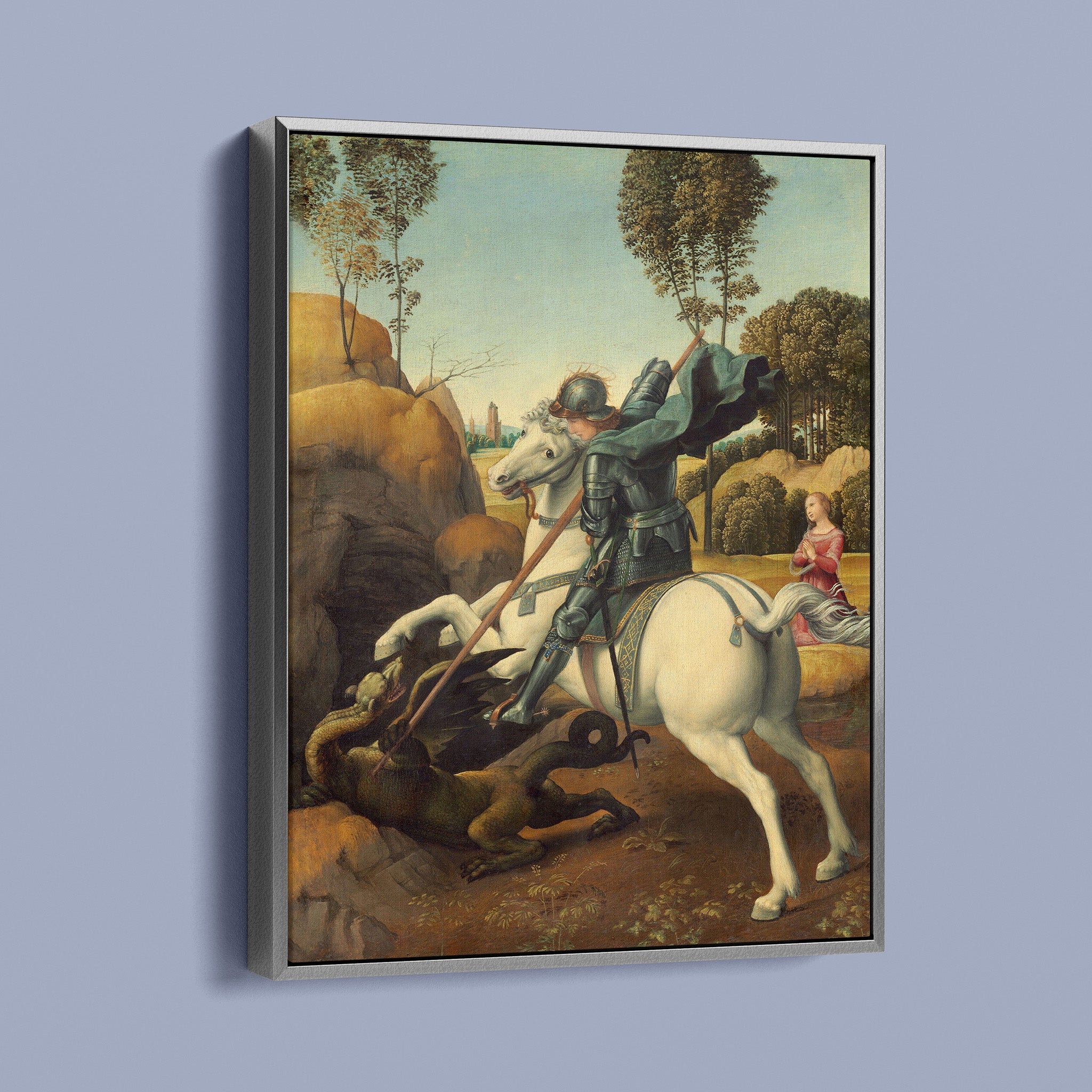 Saint George and the Dragon by Raphael