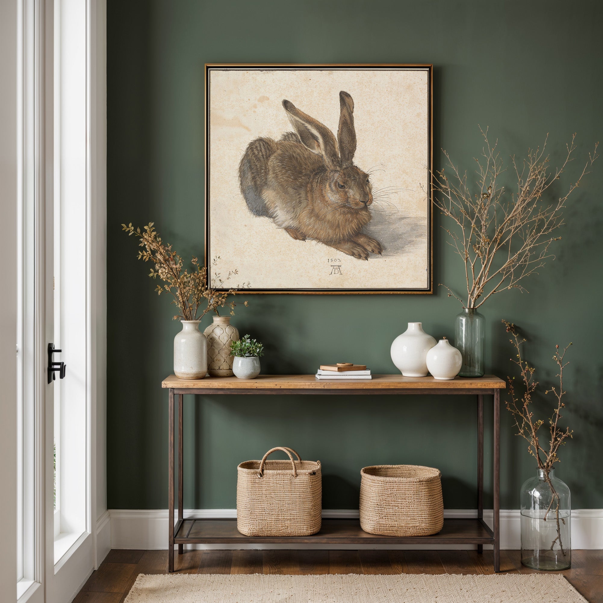 Hare by Albrecht DuΜrer