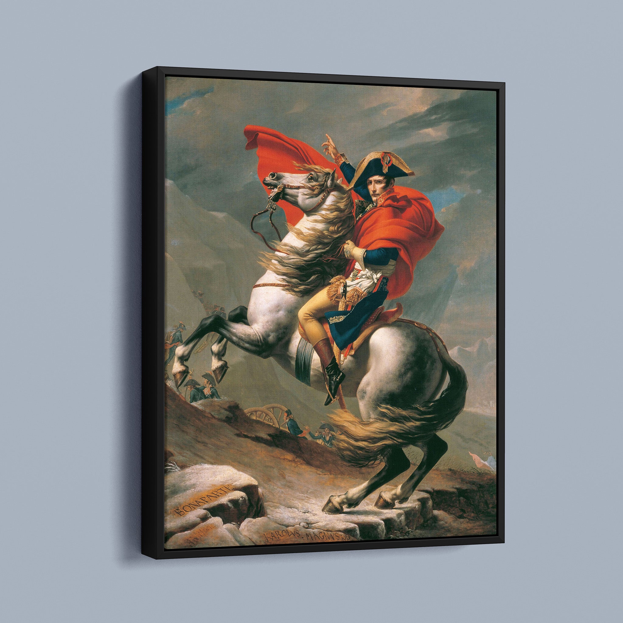 Napoleon at the Great St. Bernard by Jacques-Louis David