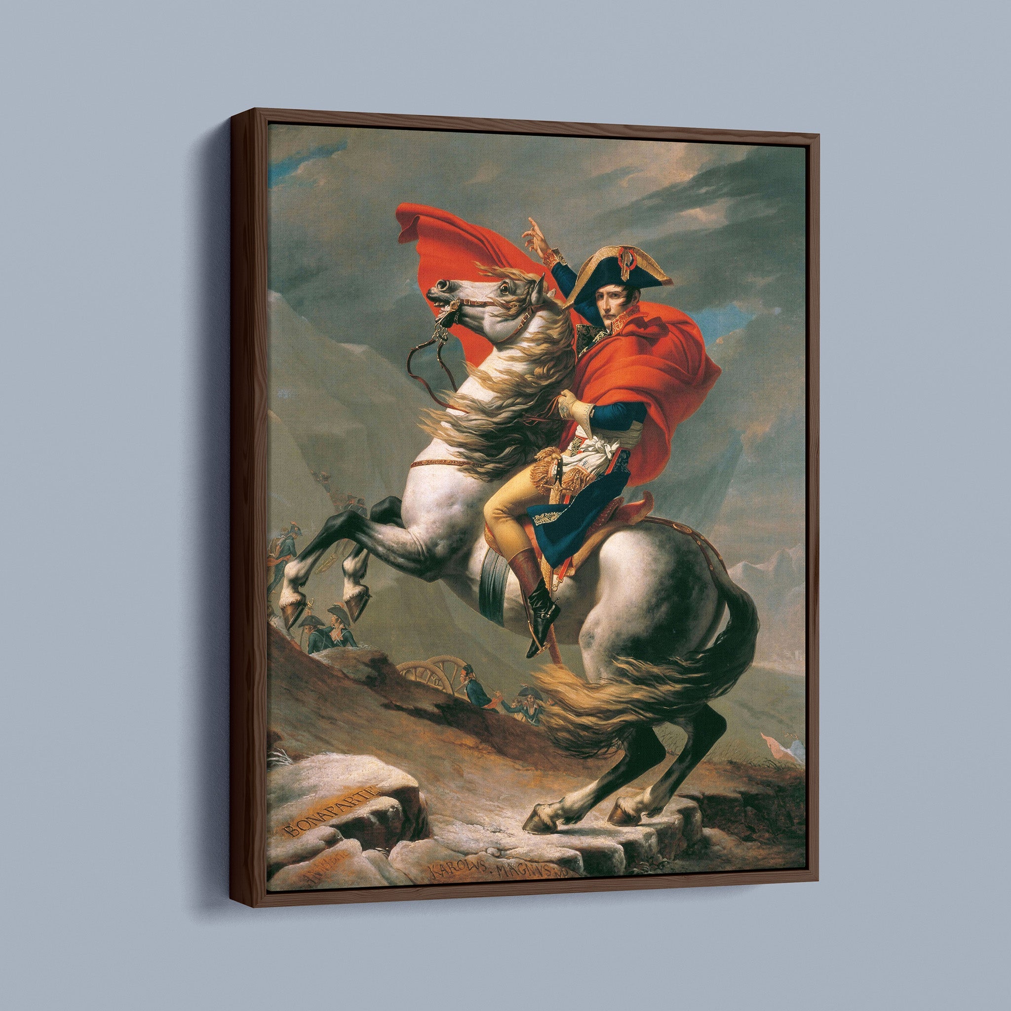 Napoleon at the Great St. Bernard by Jacques-Louis David