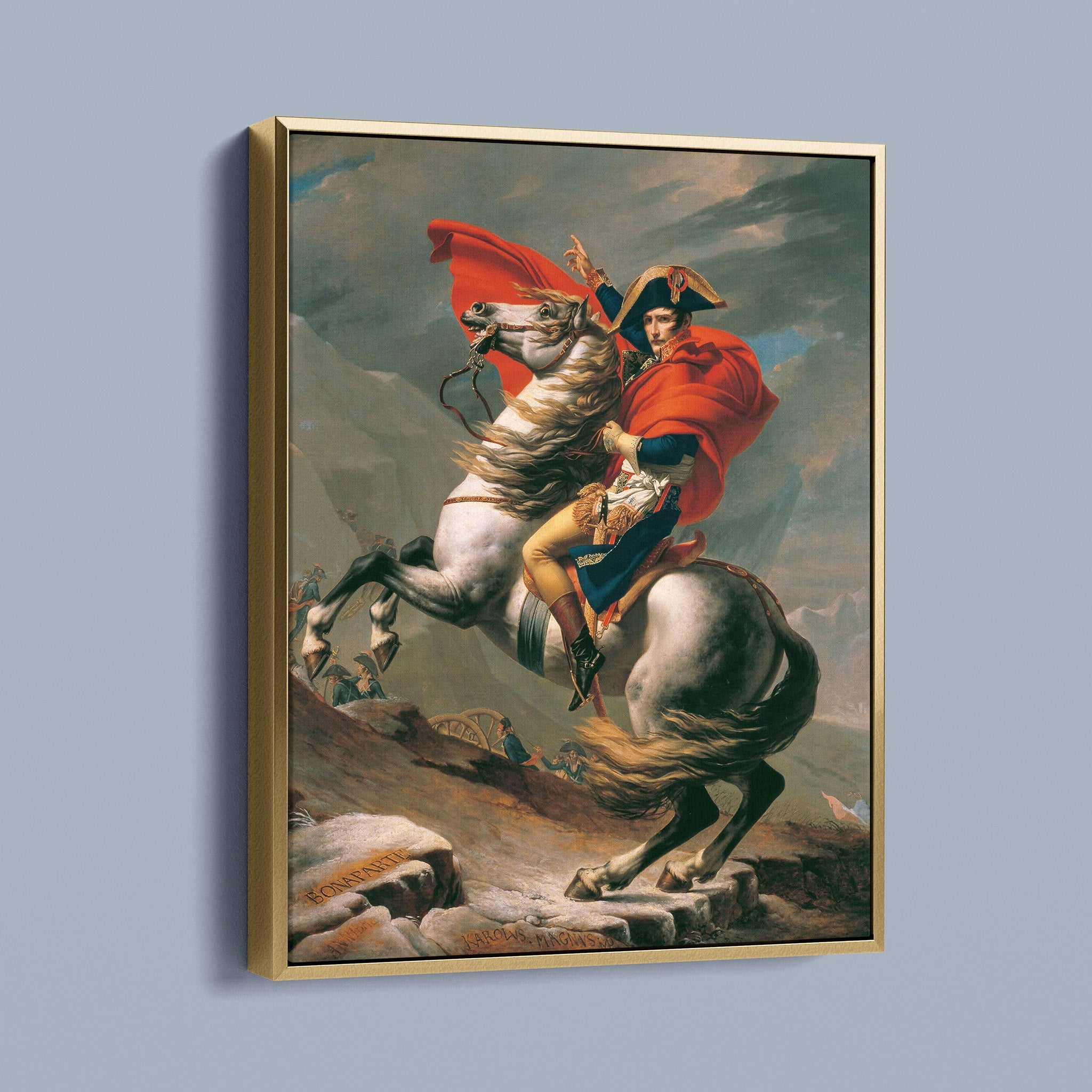 Napoleon at the Great St. Bernard by Jacques-Louis David