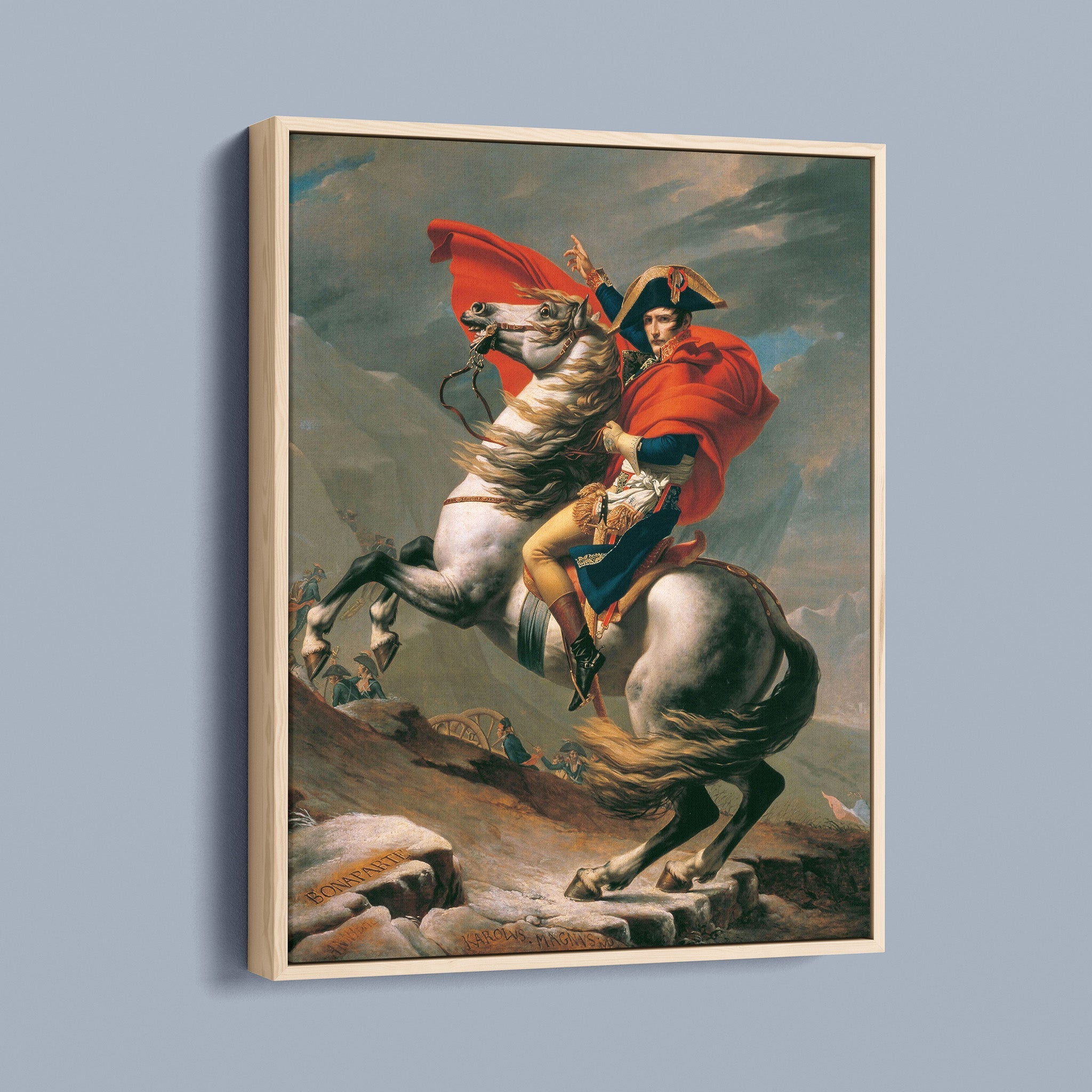 Napoleon at the Great St. Bernard by Jacques-Louis David