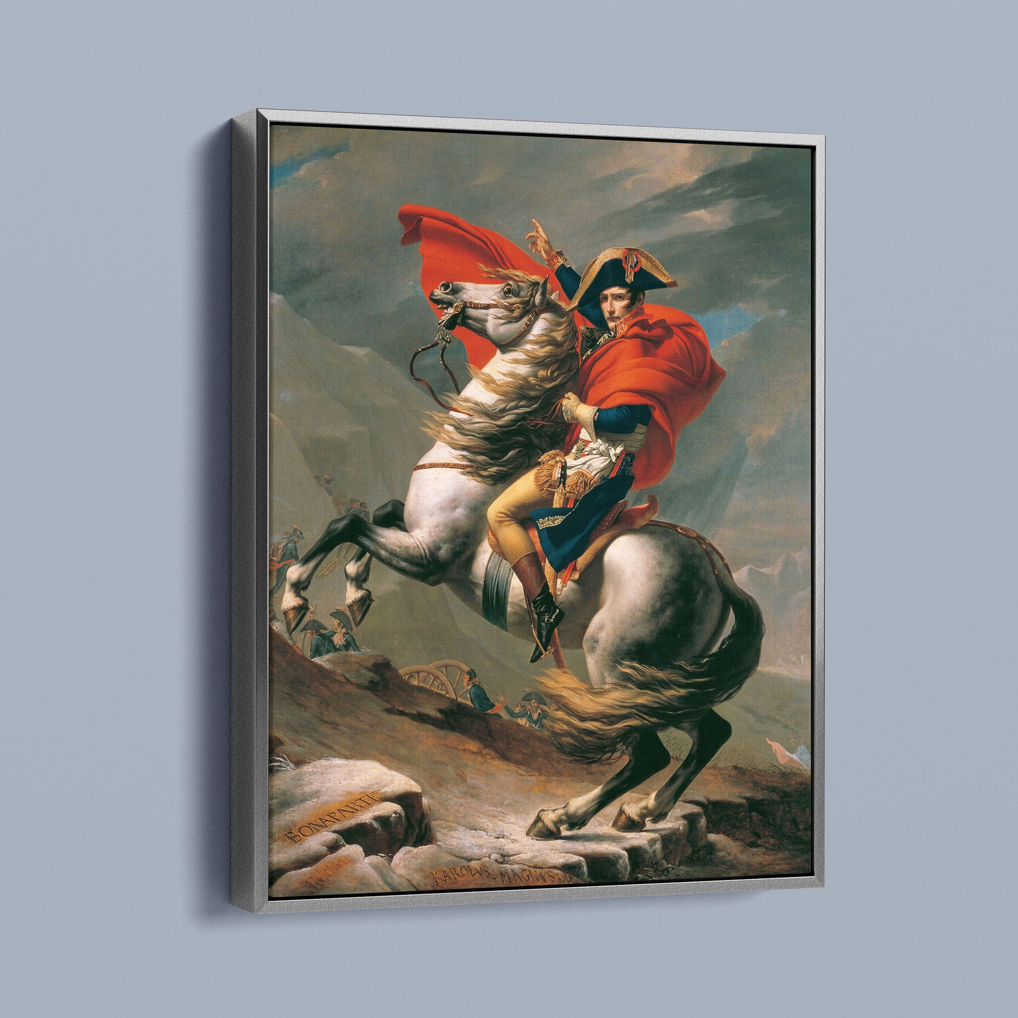 Napoleon at the Great St. Bernard by Jacques-Louis David