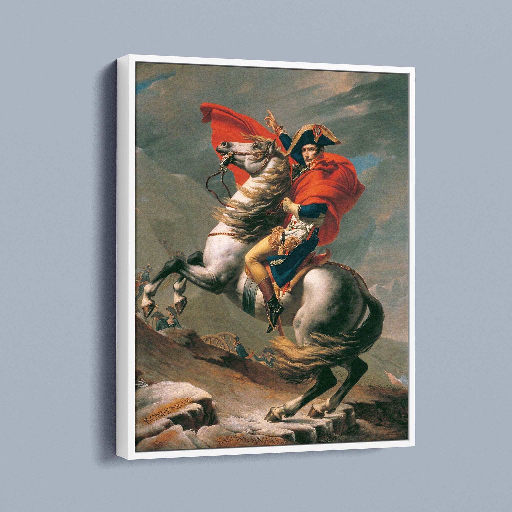 Napoleon at the Great St. Bernard by Jacques-Louis David