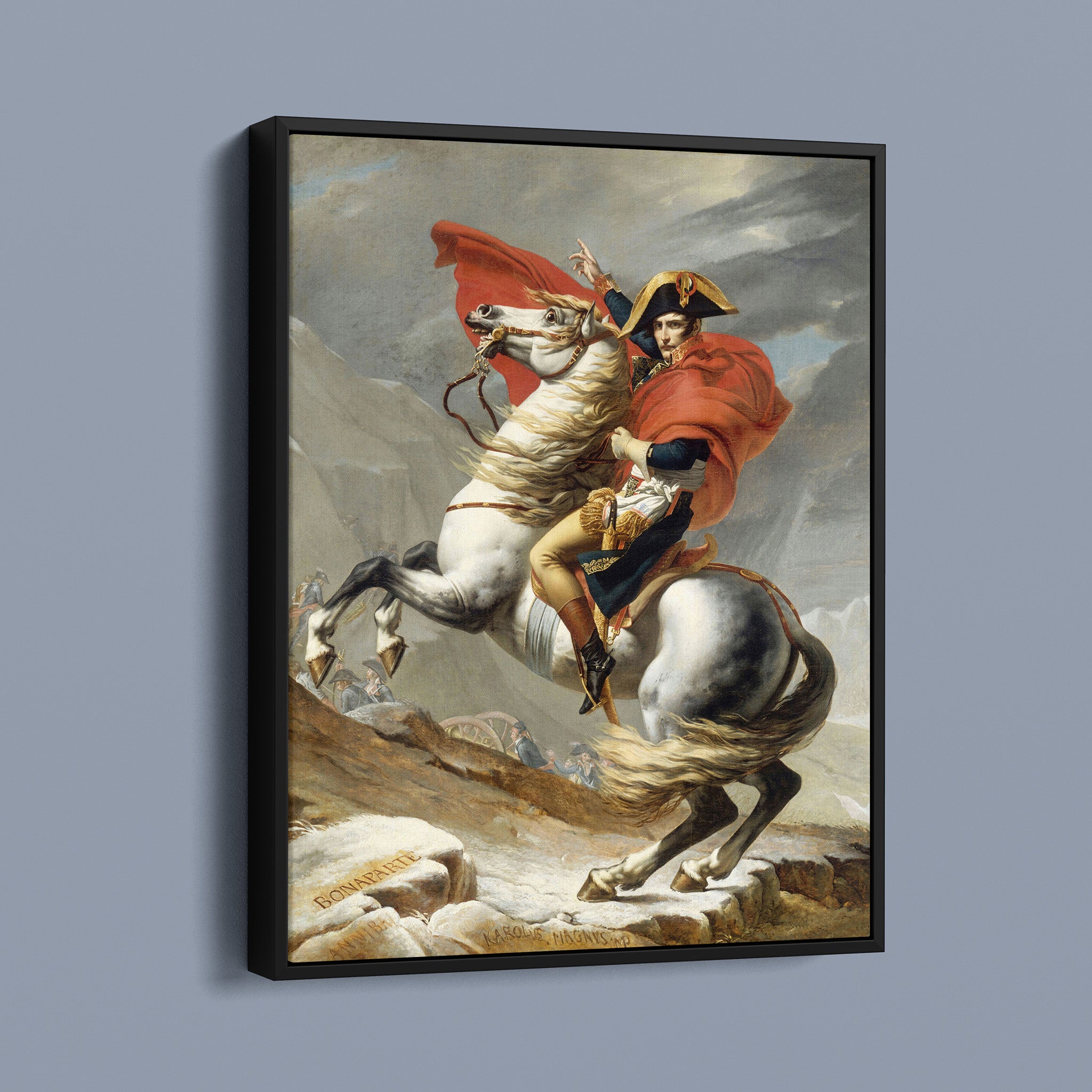 Bonaparte Crossing the Grand Saint-Bernard Pass 20 May 1800 by Jacques Louis David