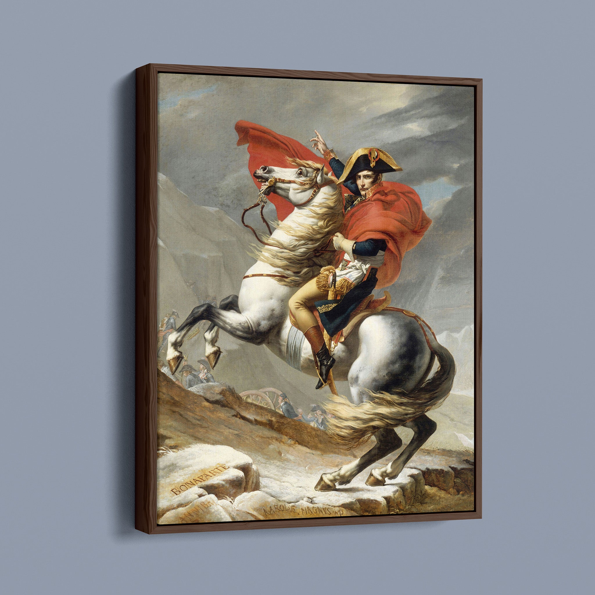 Bonaparte Crossing the Grand Saint-Bernard Pass 20 May 1800 by Jacques Louis David