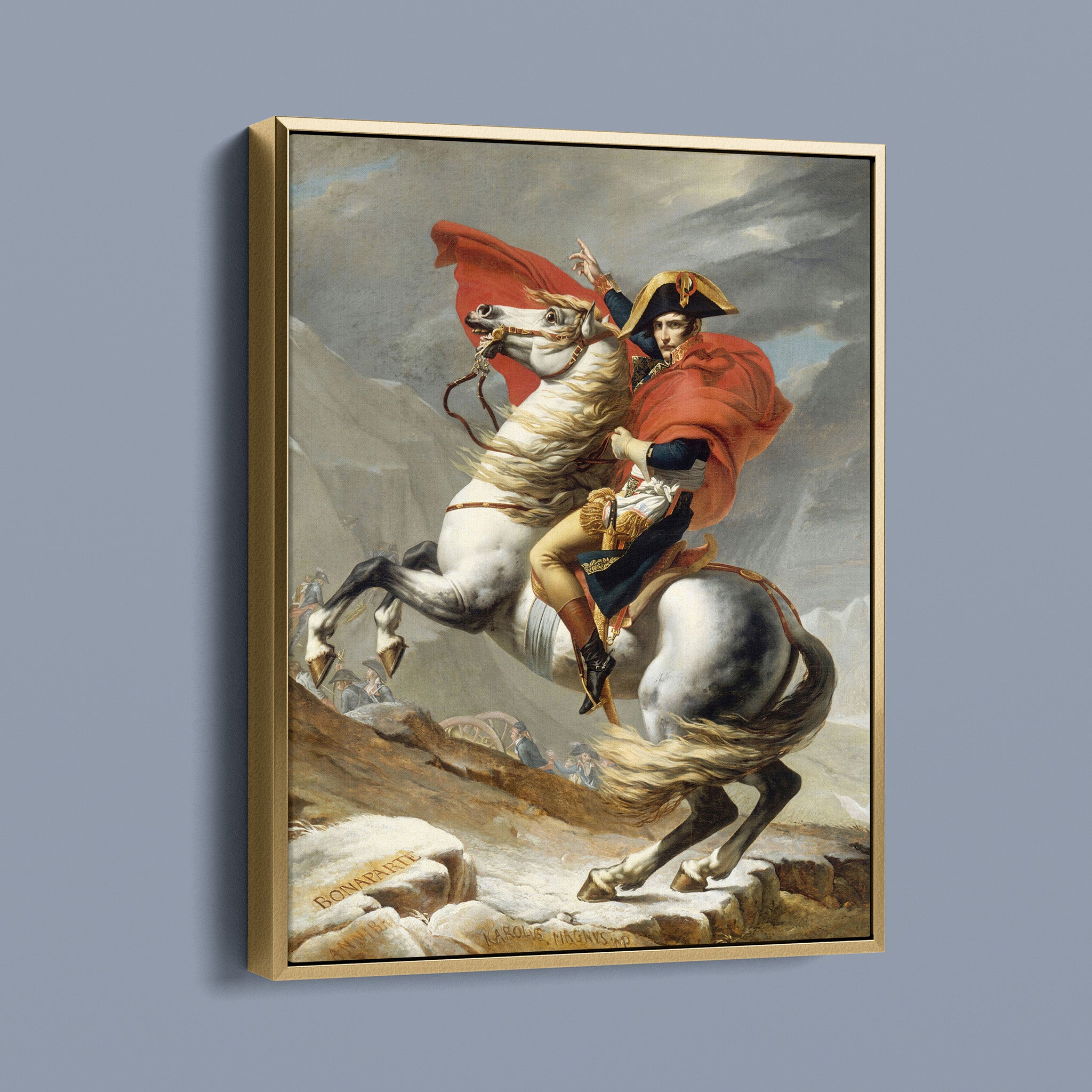 Bonaparte Crossing the Grand Saint-Bernard Pass 20 May 1800 by Jacques Louis David