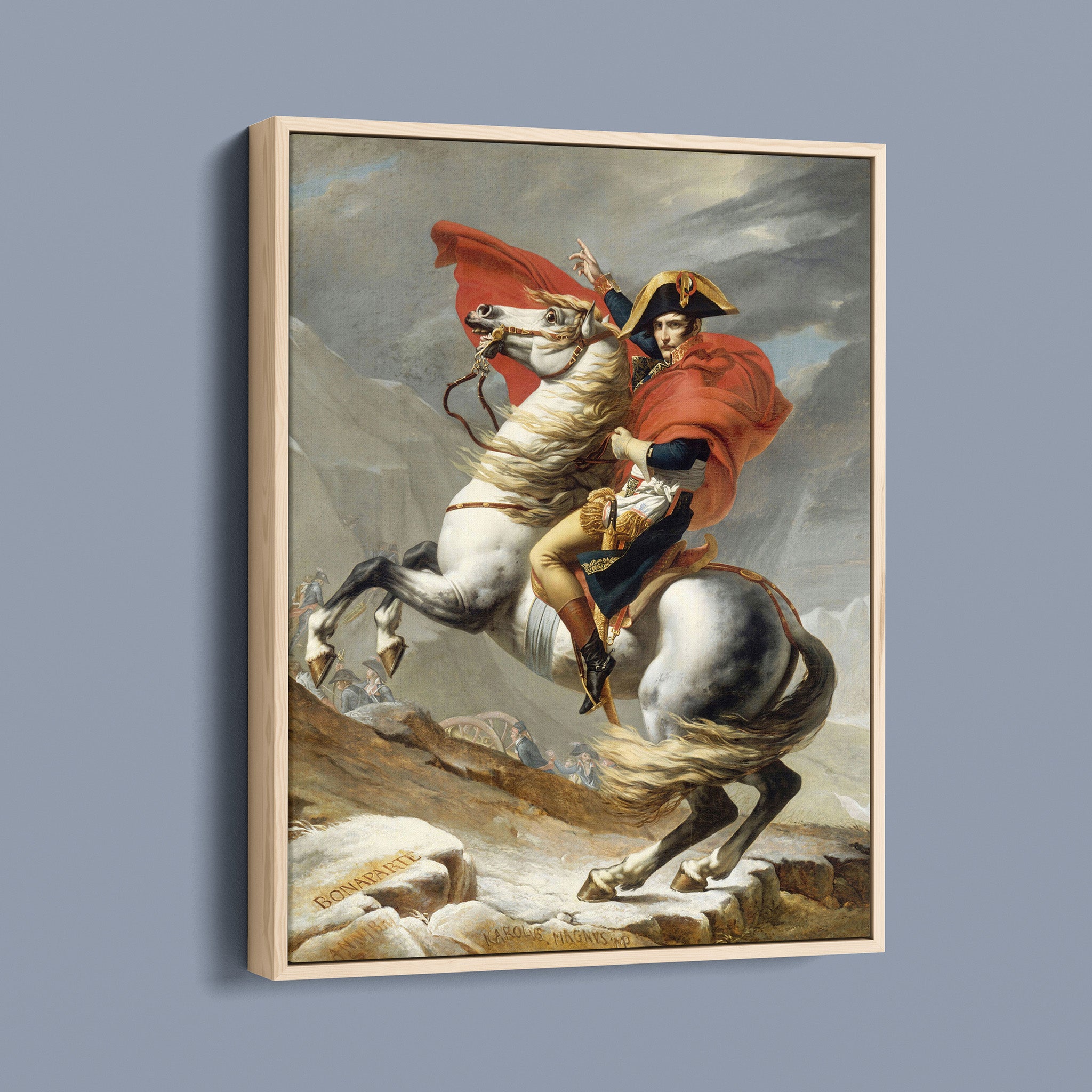 Bonaparte Crossing the Grand Saint-Bernard Pass 20 May 1800 by Jacques Louis David