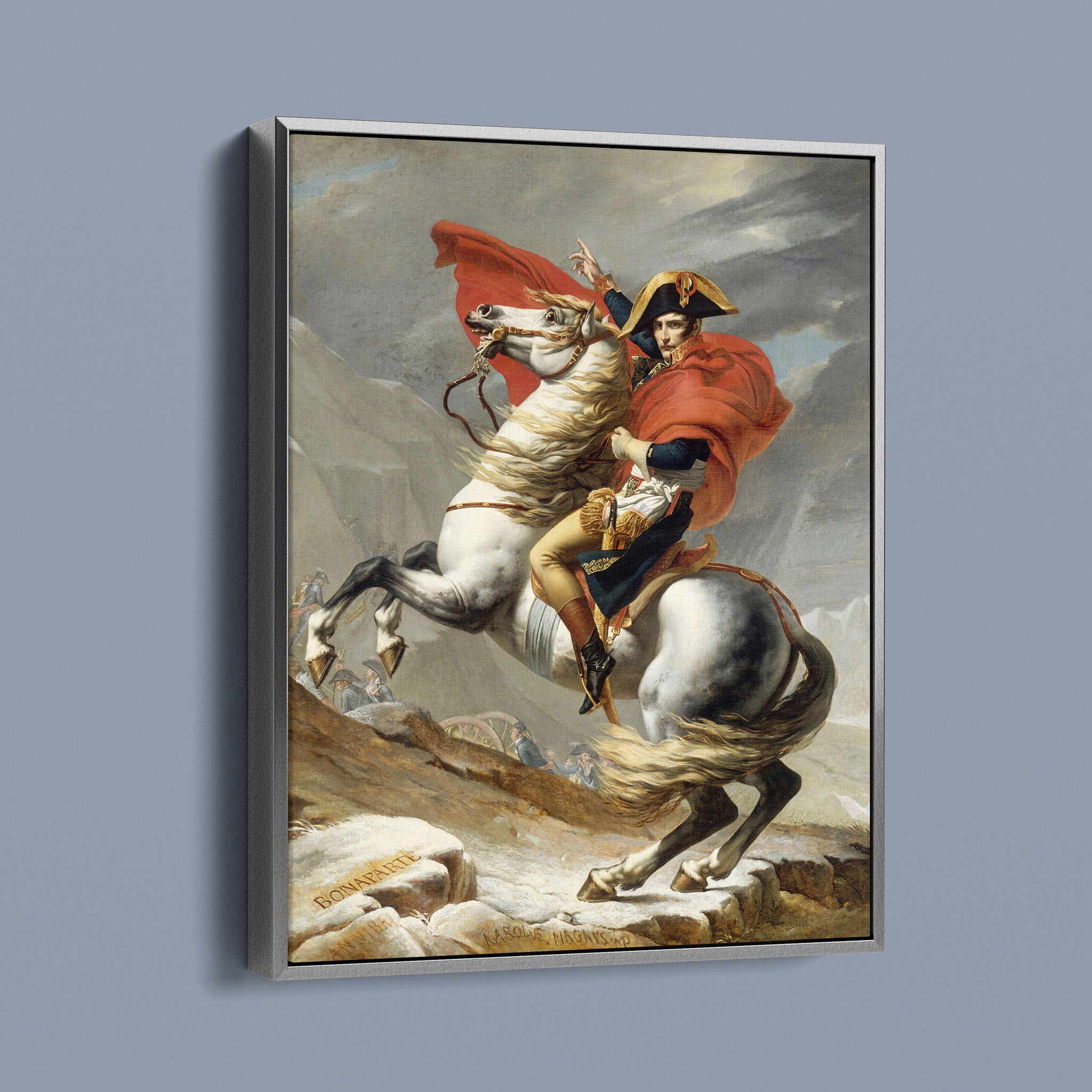 Bonaparte Crossing the Grand Saint-Bernard Pass 20 May 1800 by Jacques Louis David