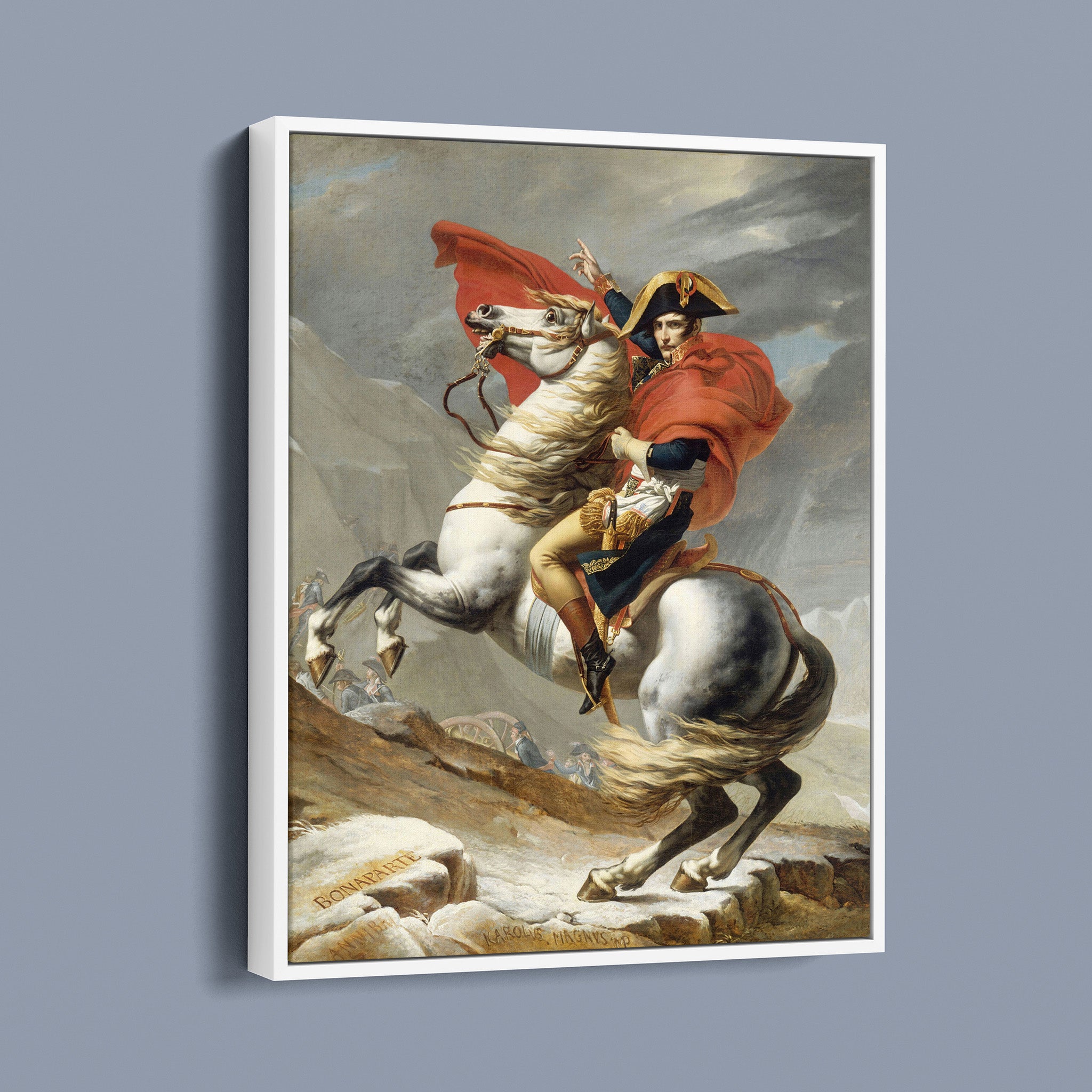 Bonaparte Crossing the Grand Saint-Bernard Pass 20 May 1800 by Jacques Louis David