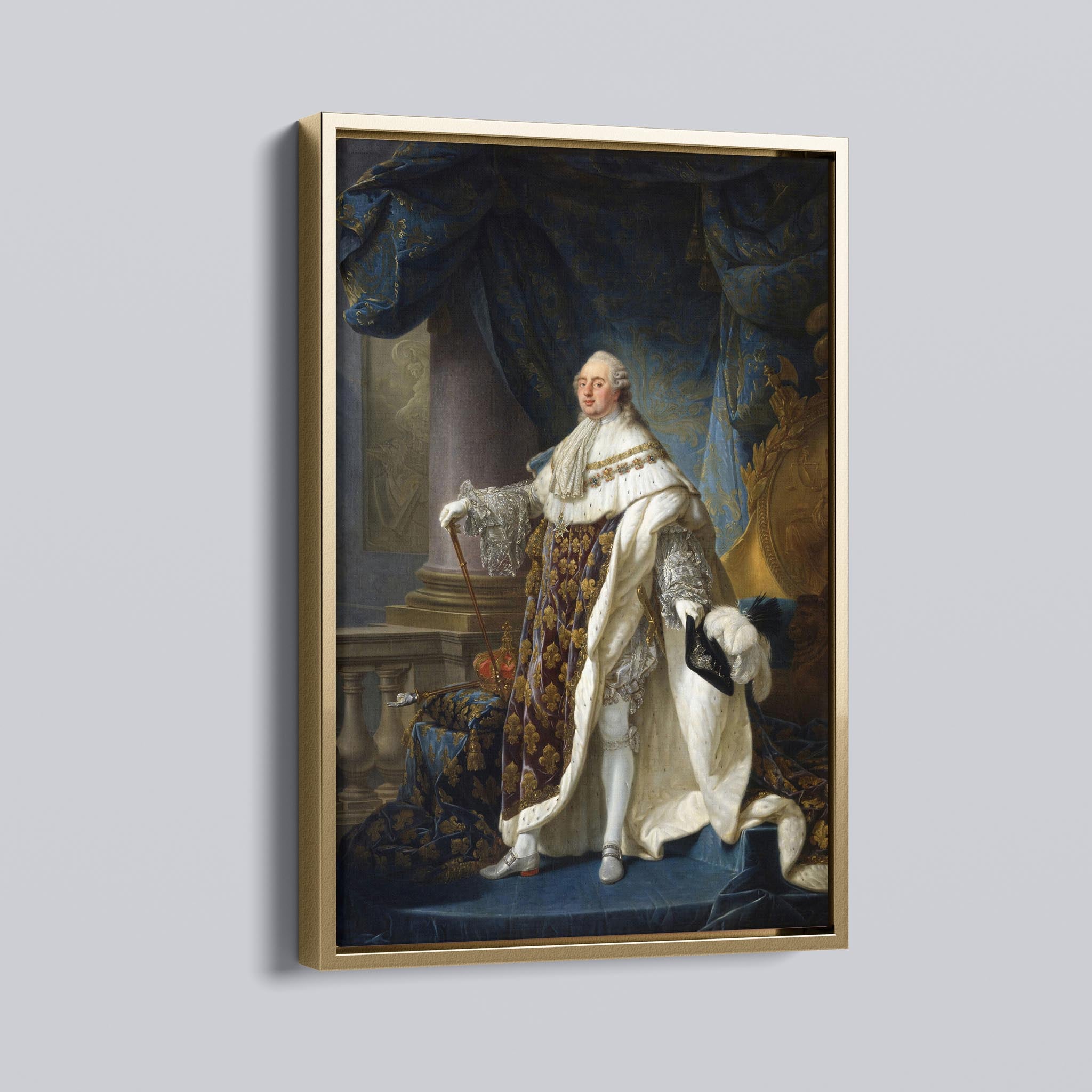 Louis XVI king of France and Navarre 1754-1793 wearing his grand royal costume in 1779