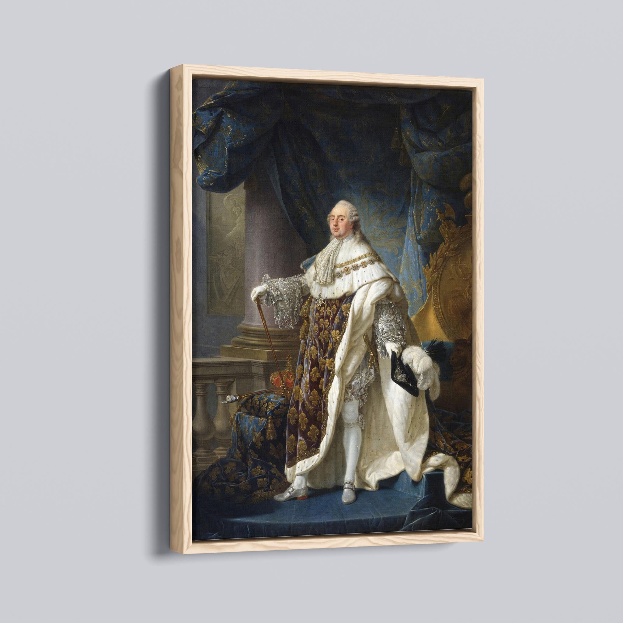 Louis XVI king of France and Navarre 1754-1793 wearing his grand royal costume in 1779