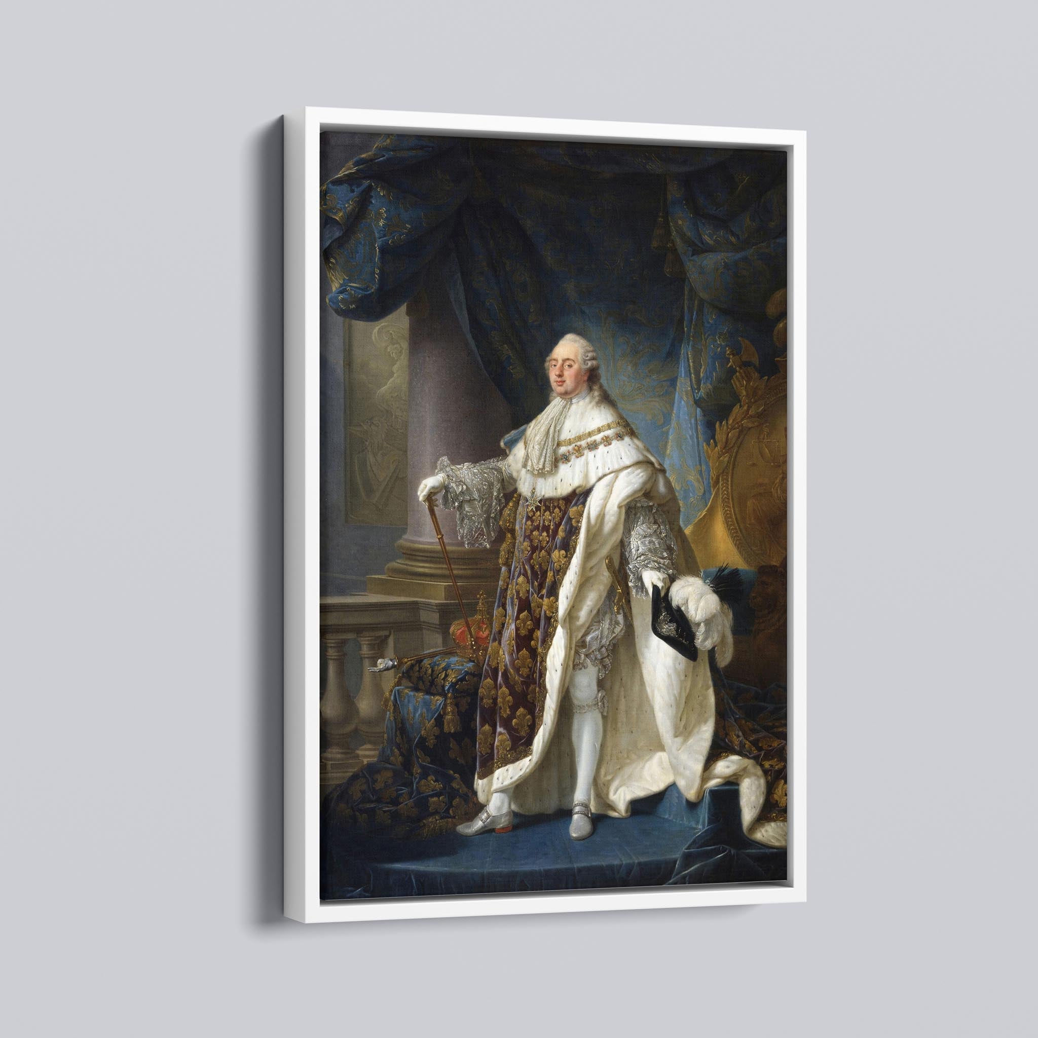 Louis XVI king of France and Navarre 1754-1793 wearing his grand royal costume in 1779