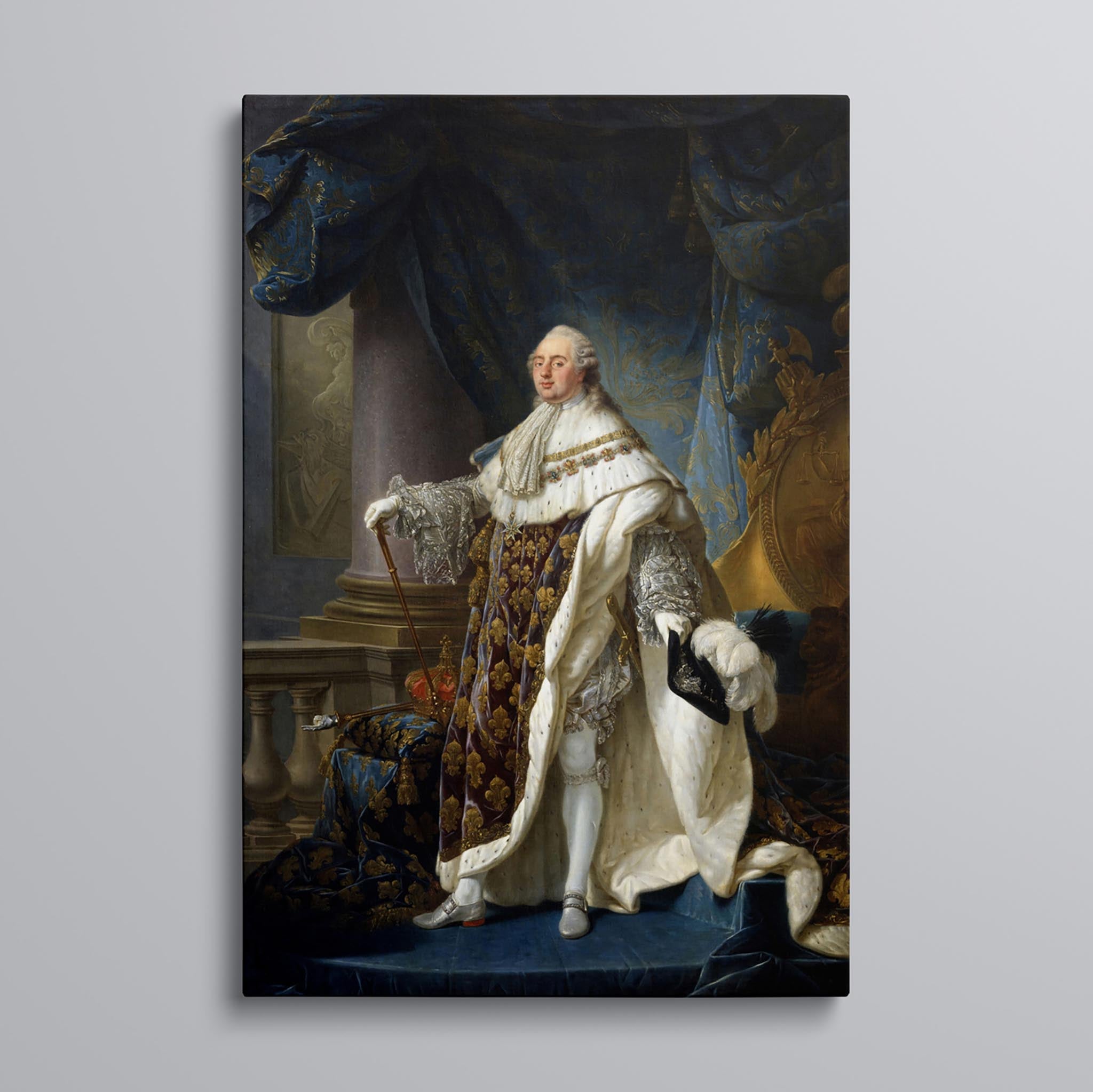 Louis XVI king of France and Navarre 1754-1793 wearing his grand royal costume in 1779