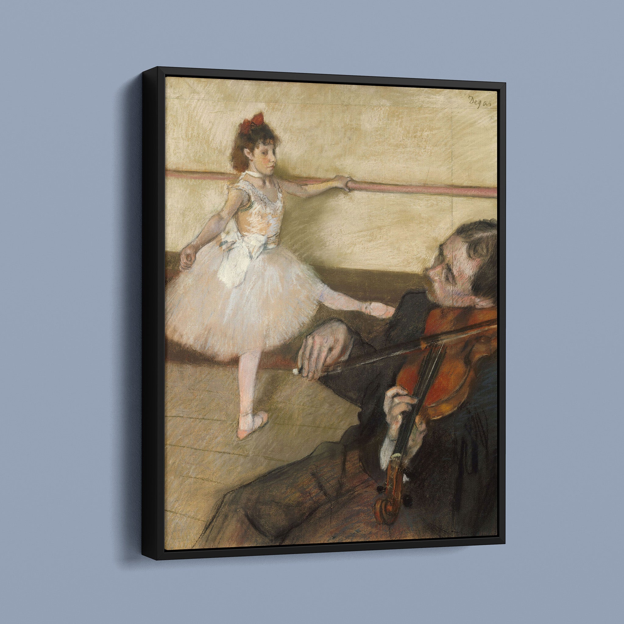 The Dance Lesson by Edgar Degas