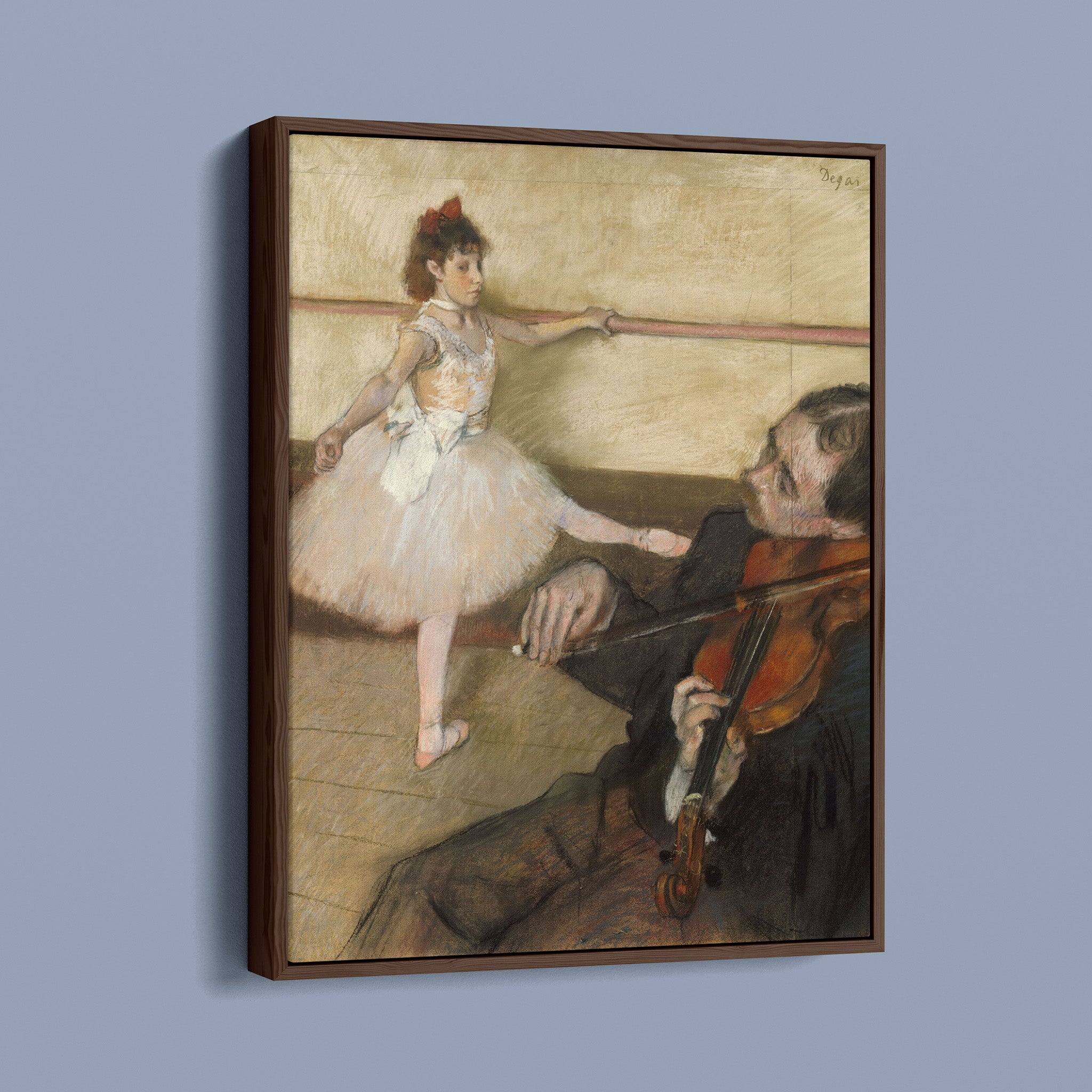 The Dance Lesson by Edgar Degas
