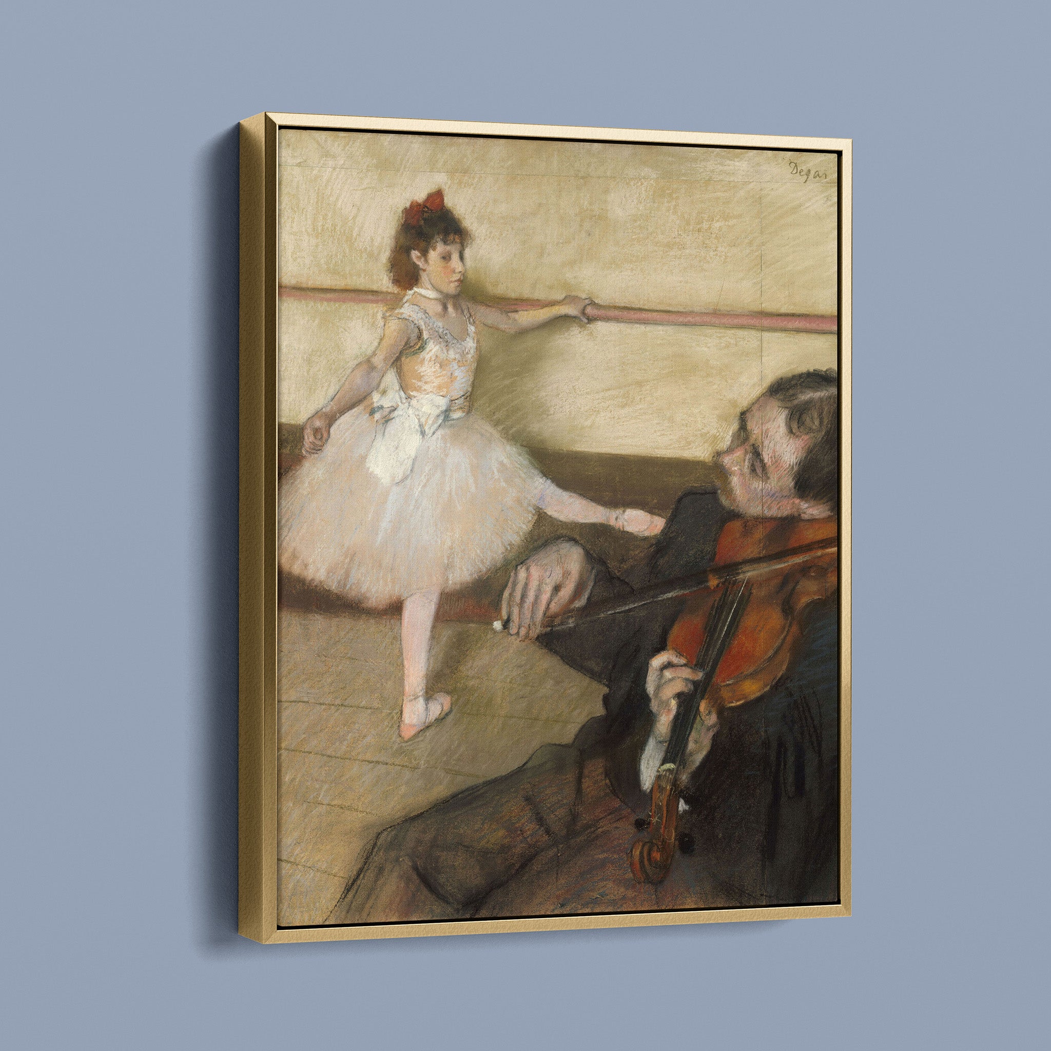 The Dance Lesson by Edgar Degas