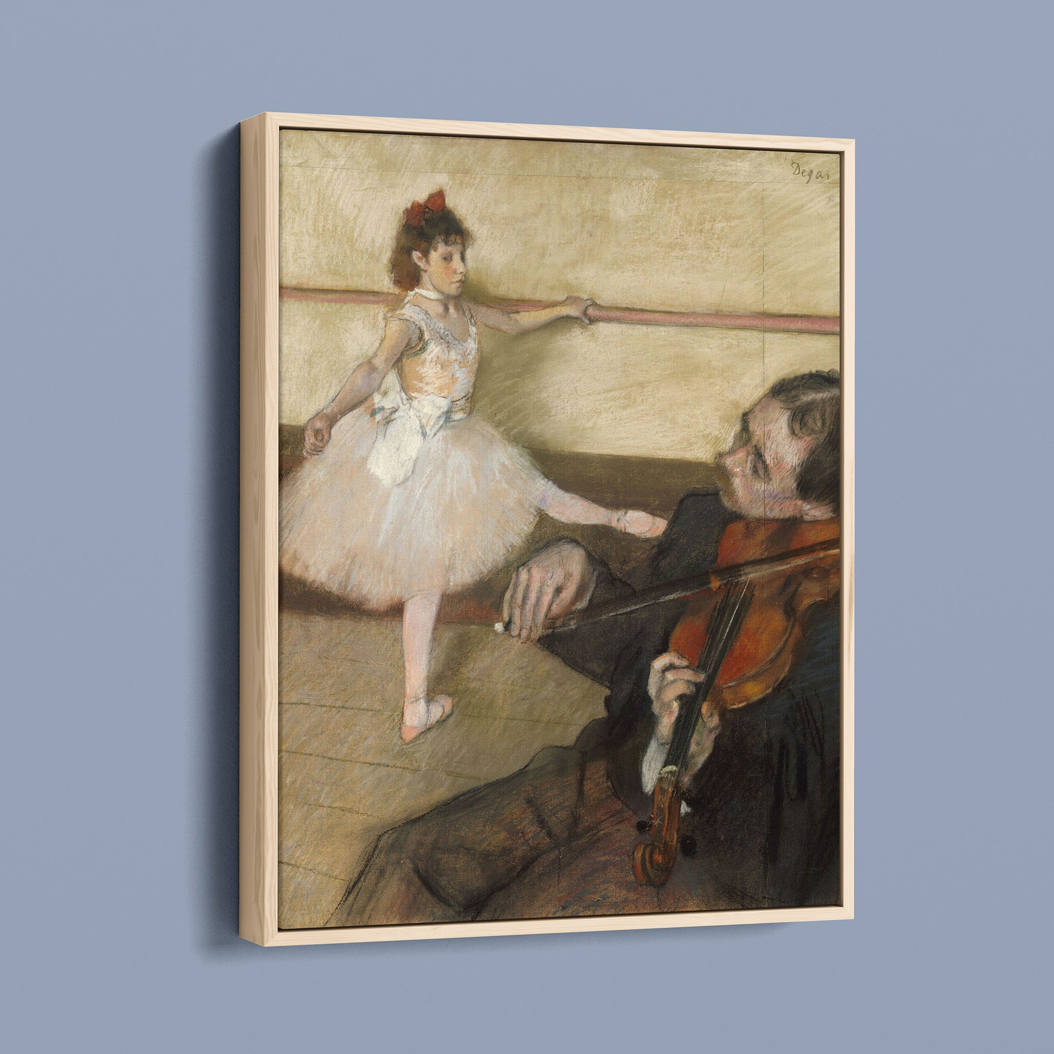 The Dance Lesson by Edgar Degas