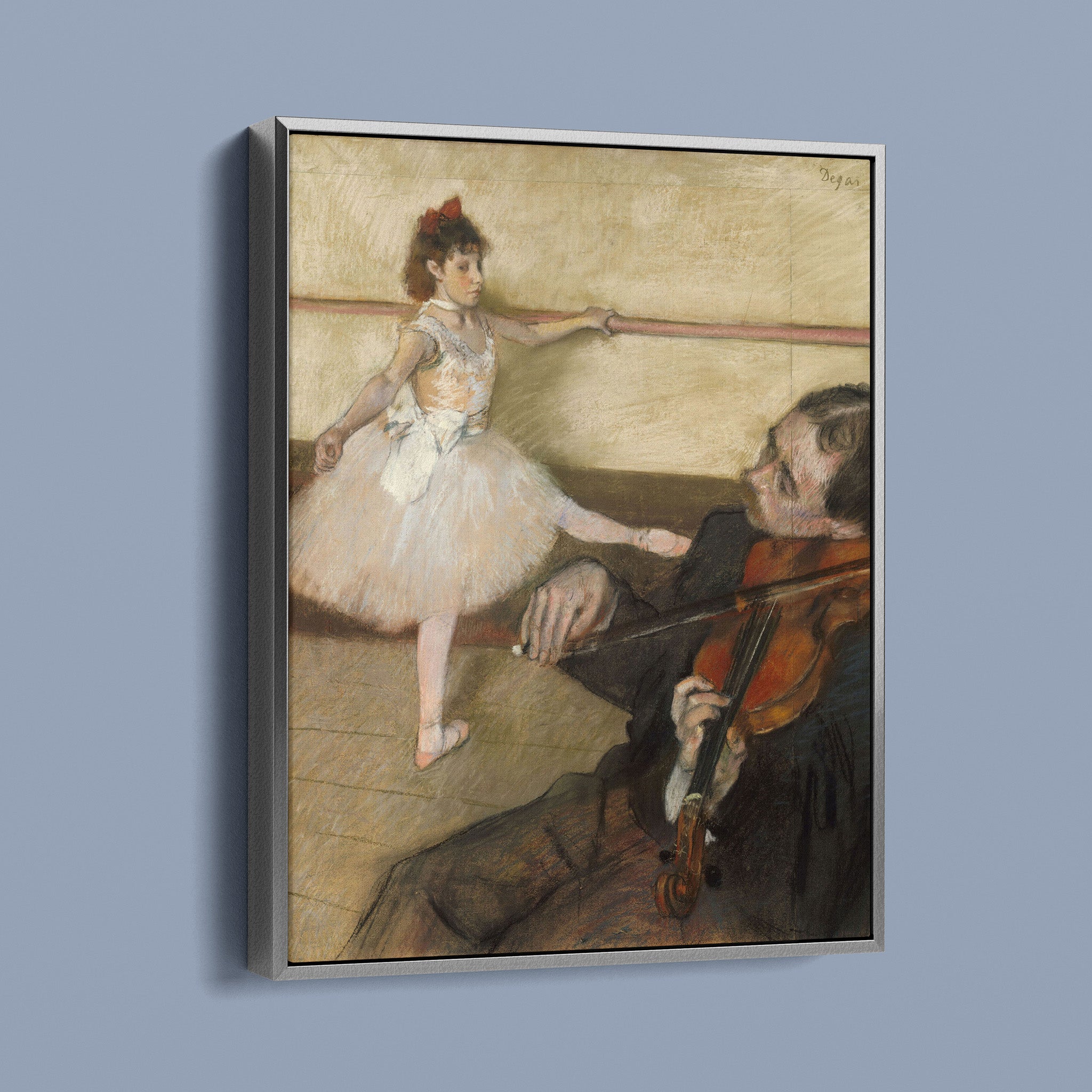 The Dance Lesson by Edgar Degas