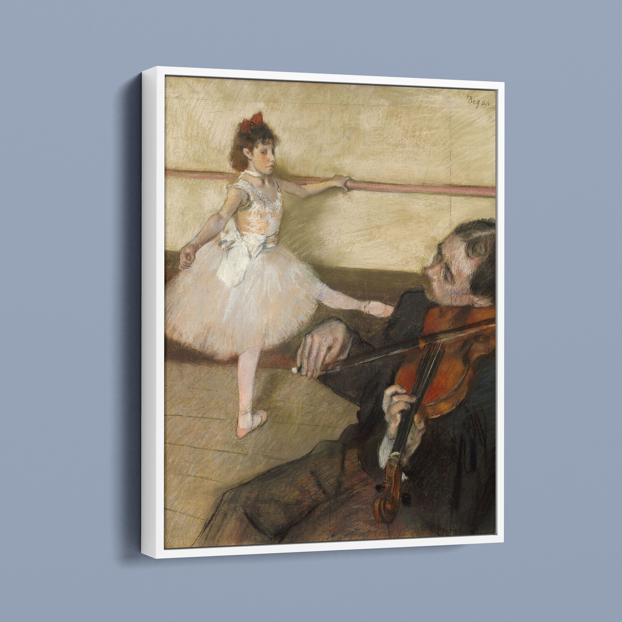 The Dance Lesson by Edgar Degas
