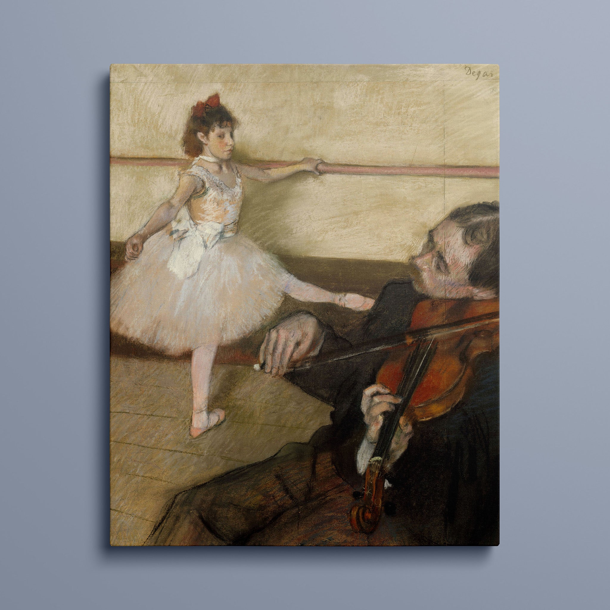 The Dance Lesson by Edgar Degas