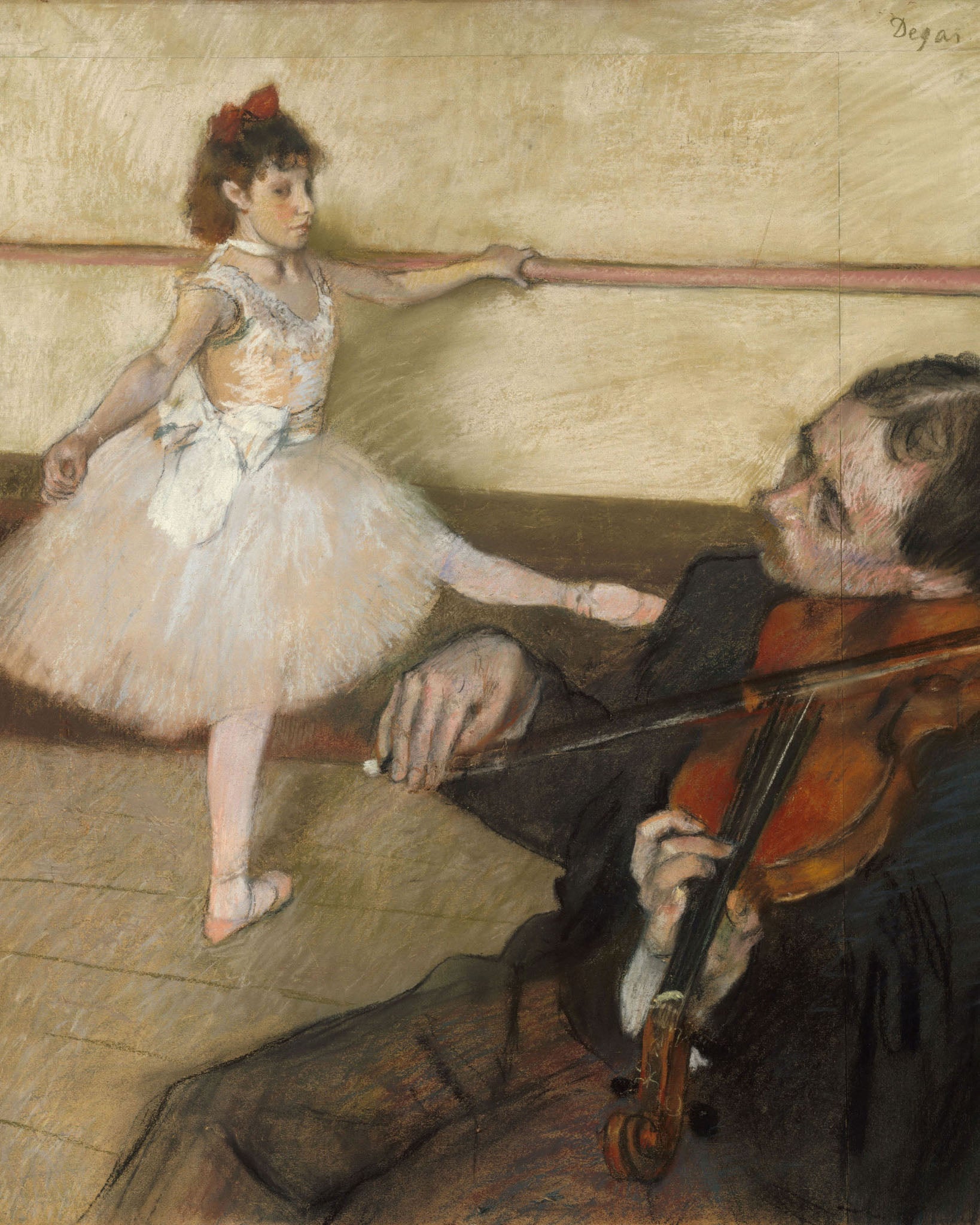 The Dance Lesson by Edgar Degas