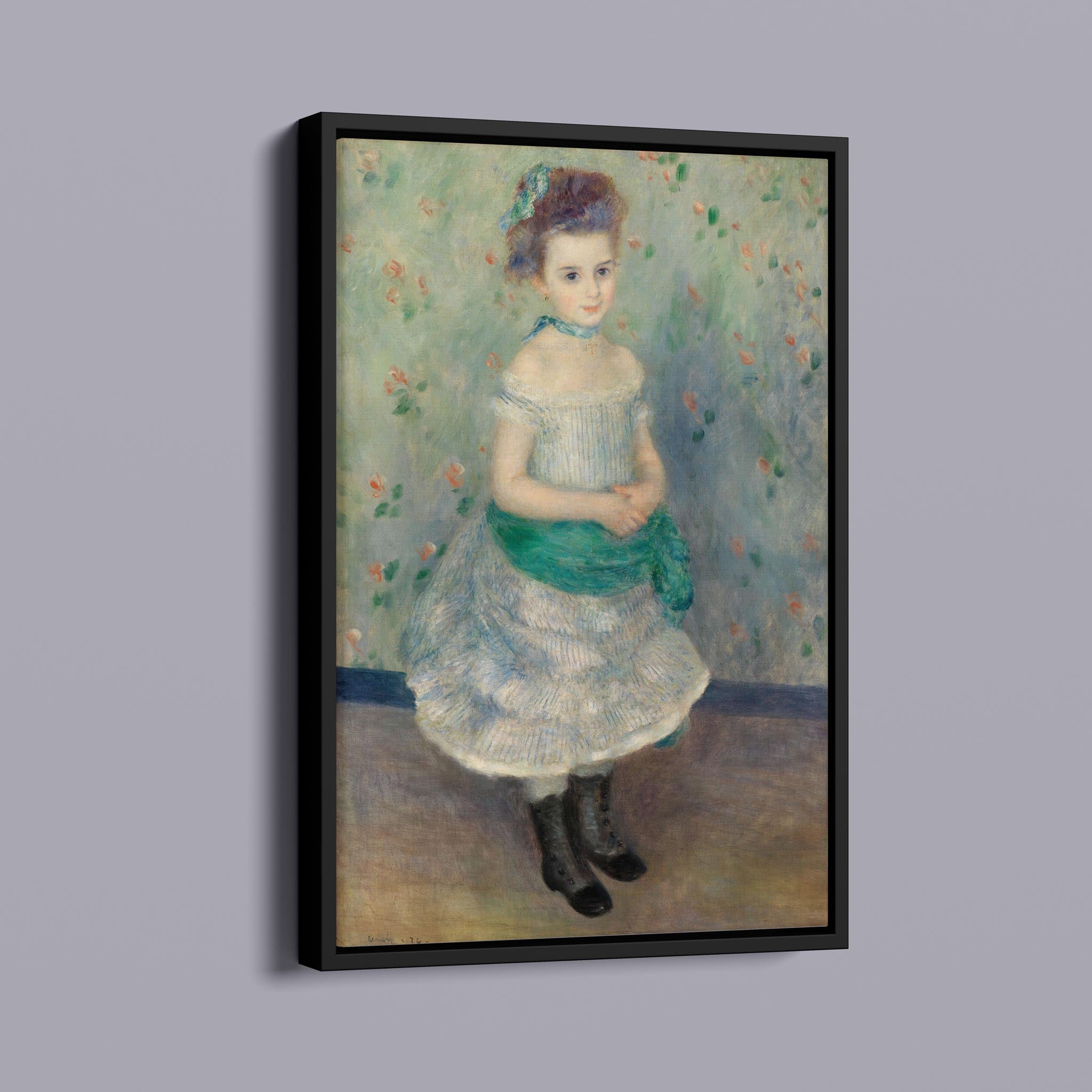 Portrait of Jeanne Durand-Ruel by Pierre Auguste Renoir